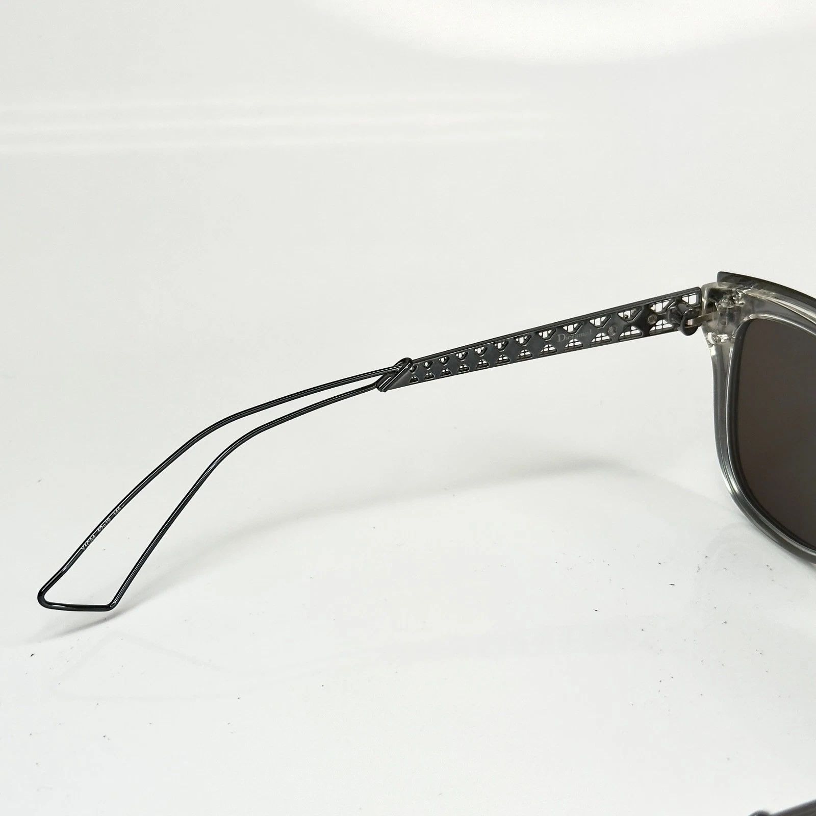 Christian Dior Monsieur CHRISTIAN DIOR DIORAMA 1 Grey Blue Mirrored Metal RAMA Size ONE SIZE - 2 Thumbnail