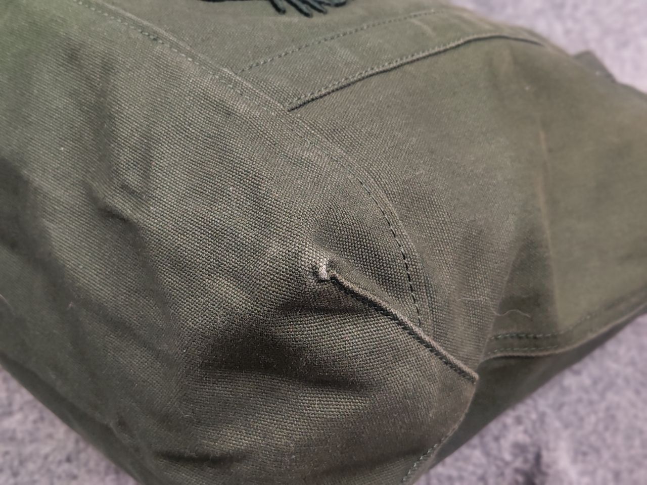 Maison Kitsune Maison Kitsuné Tote Fox Shopper Zip Bag Green Faded Color Size ONE SIZE - 14 Thumbnail