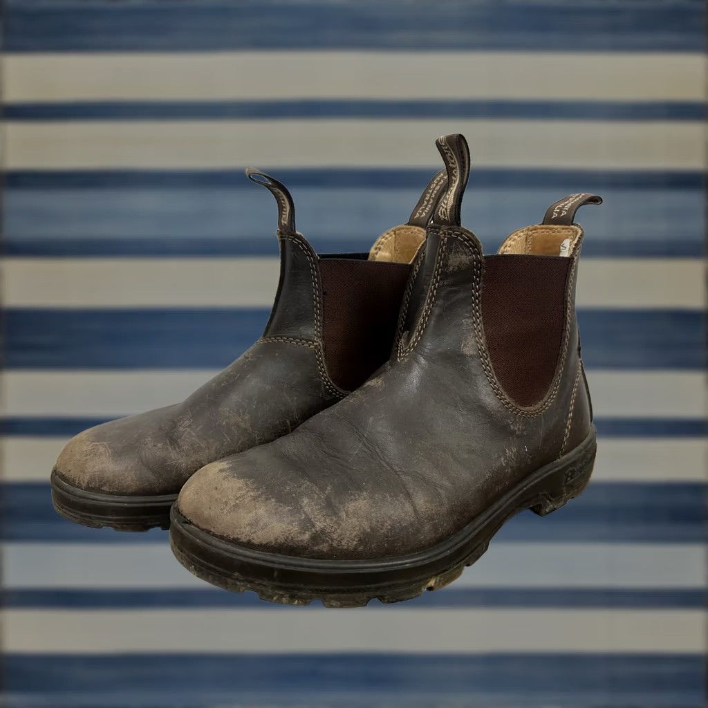Blundstone VINTAGE Blundstone Chelsea Boots Women AU 4 Brown Leather 587 Ankle Boots Womens Size US 4 / IT 34 - 1 Thumbnail