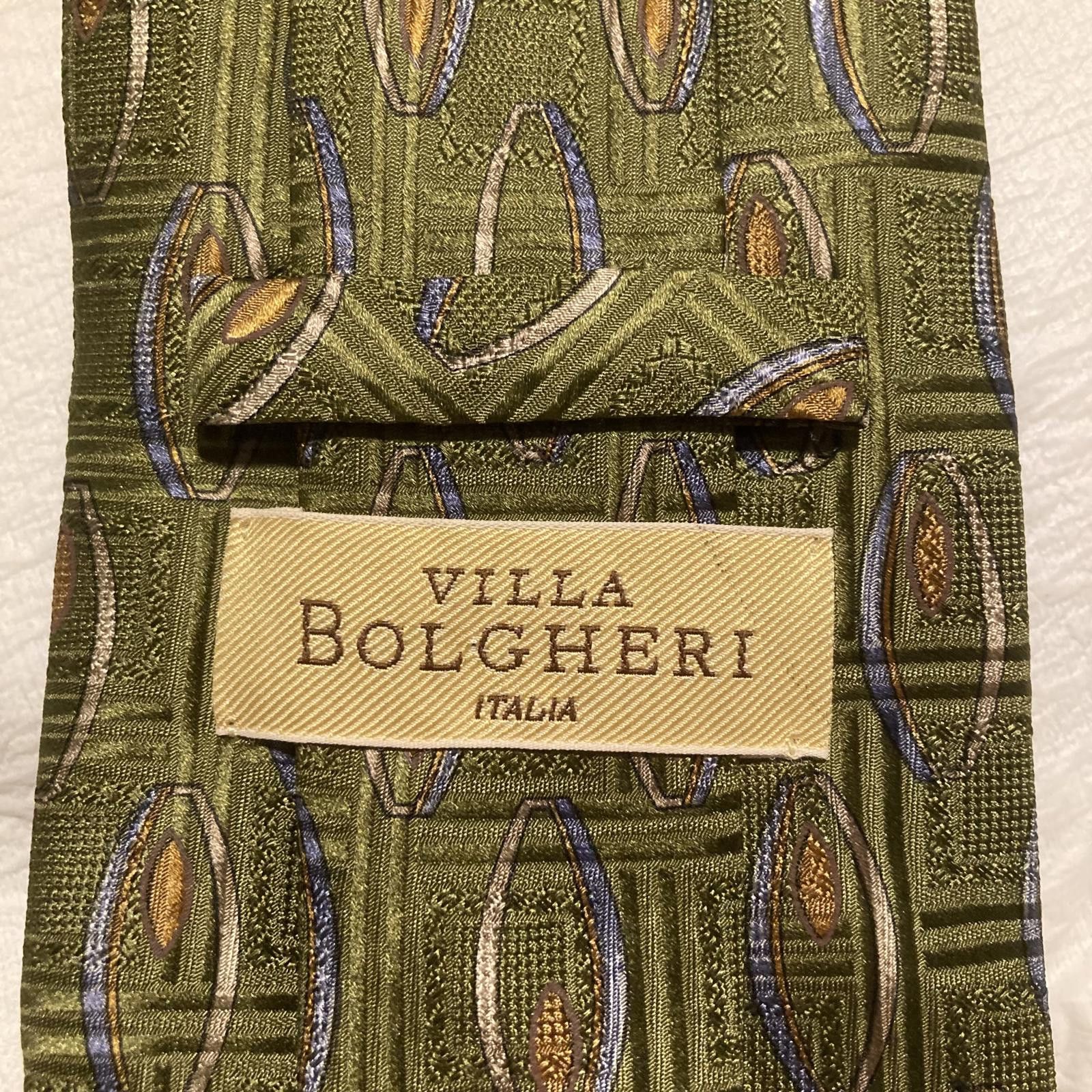 Designer NWOT Villa Bolgheri Green Tie Size ONE SIZE - 3 Thumbnail