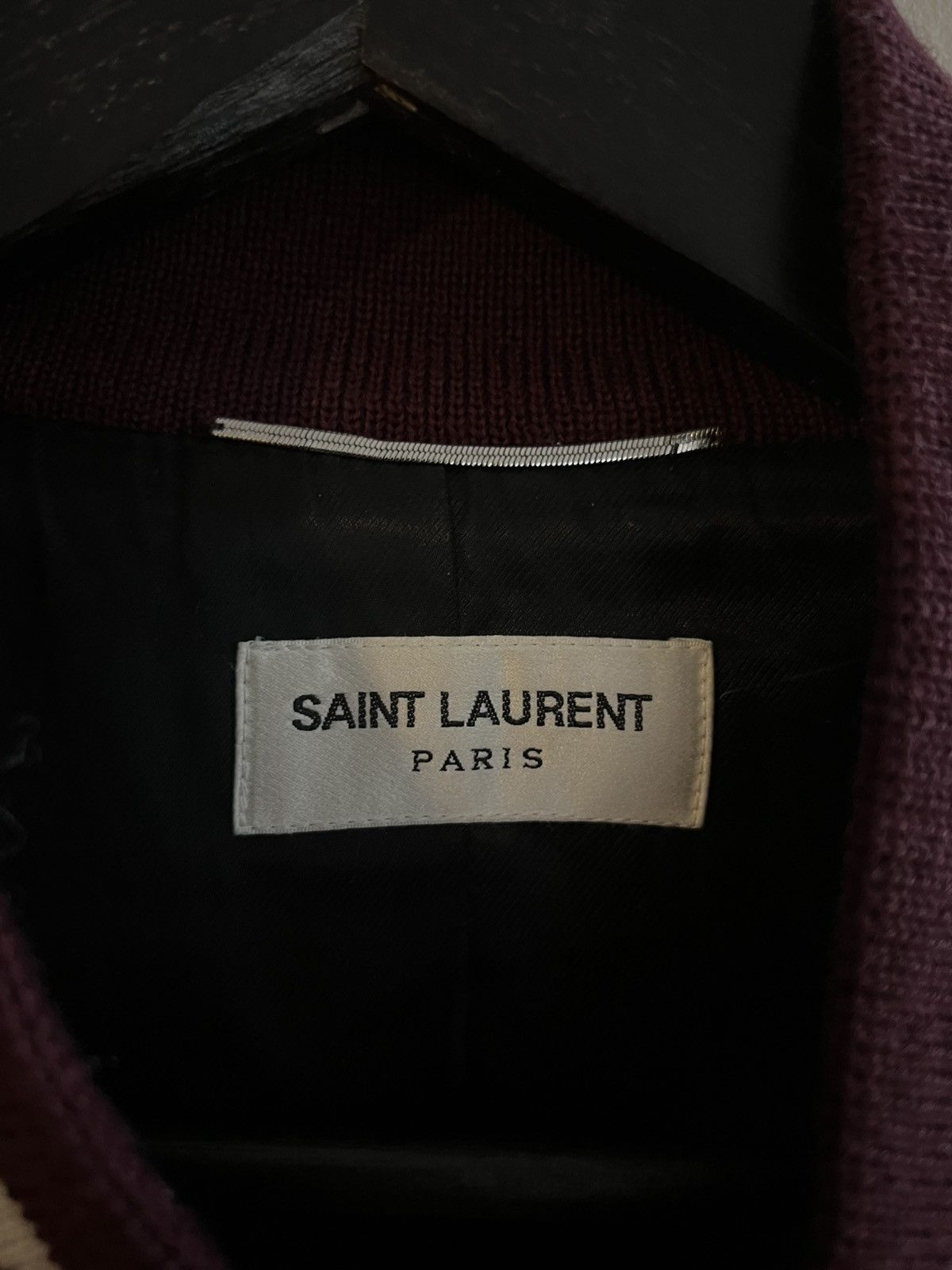 Hedi Slimane × Saint Laurent Paris Saint Laurent Teddy Jacket Size US L / EU 52-54 / 3 - 5 Thumbnail