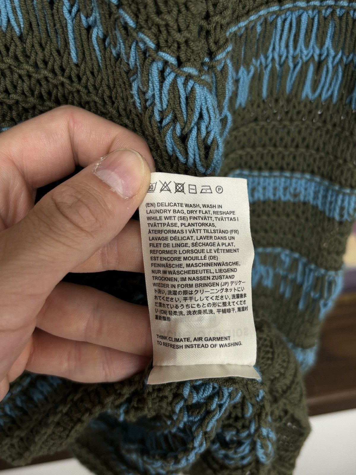 Acne Studios Acne Studios Distressed Crochet Mesh Knit Vintage Sweater Size US XS / EU 42 / 0 - 13 Thumbnail