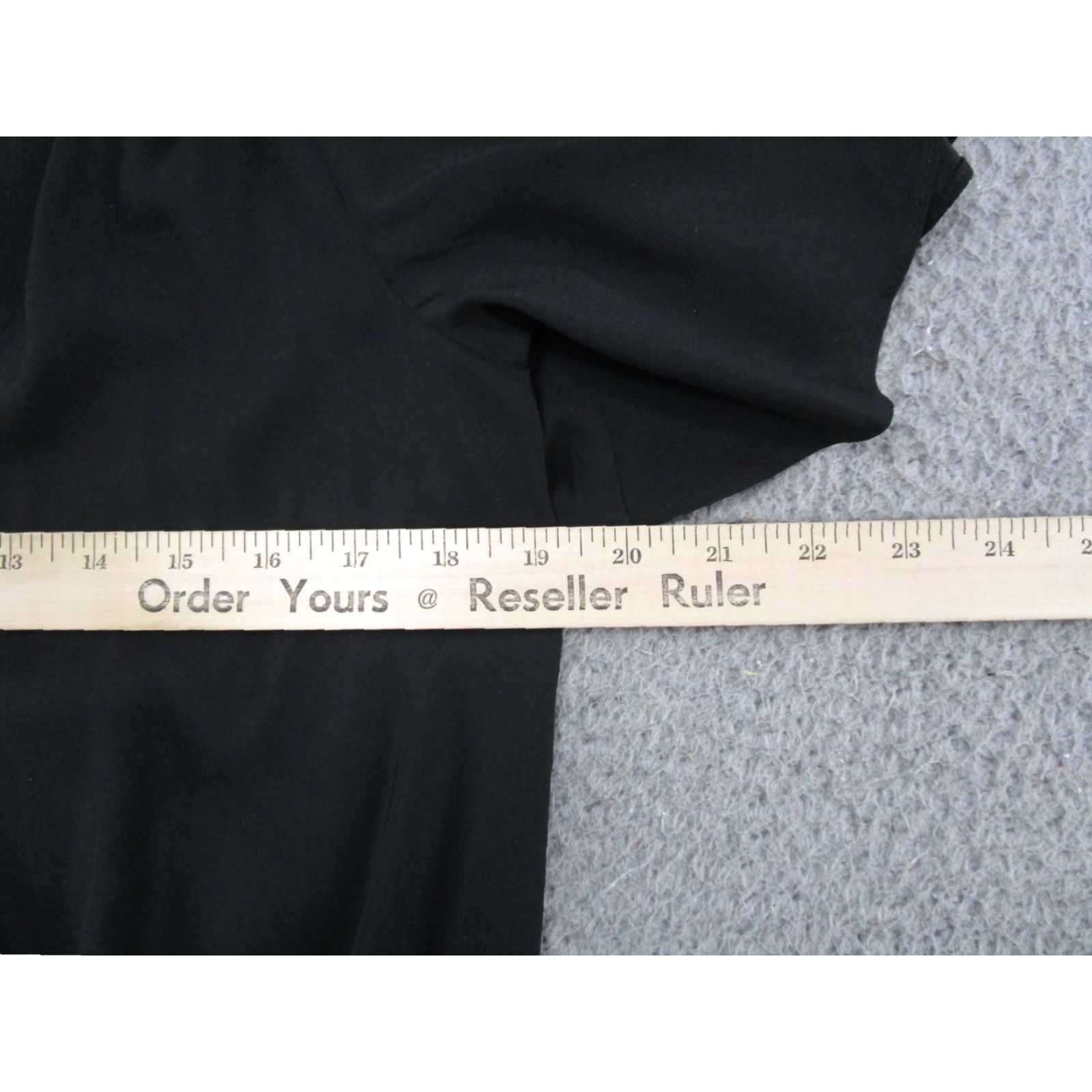 Express Express Blouse Shirt Womens Crotch Snap Short Sleeve Size M Black Preppy NEW Size M / US 6-8 / IT 42-44 - 6 Thumbnail
