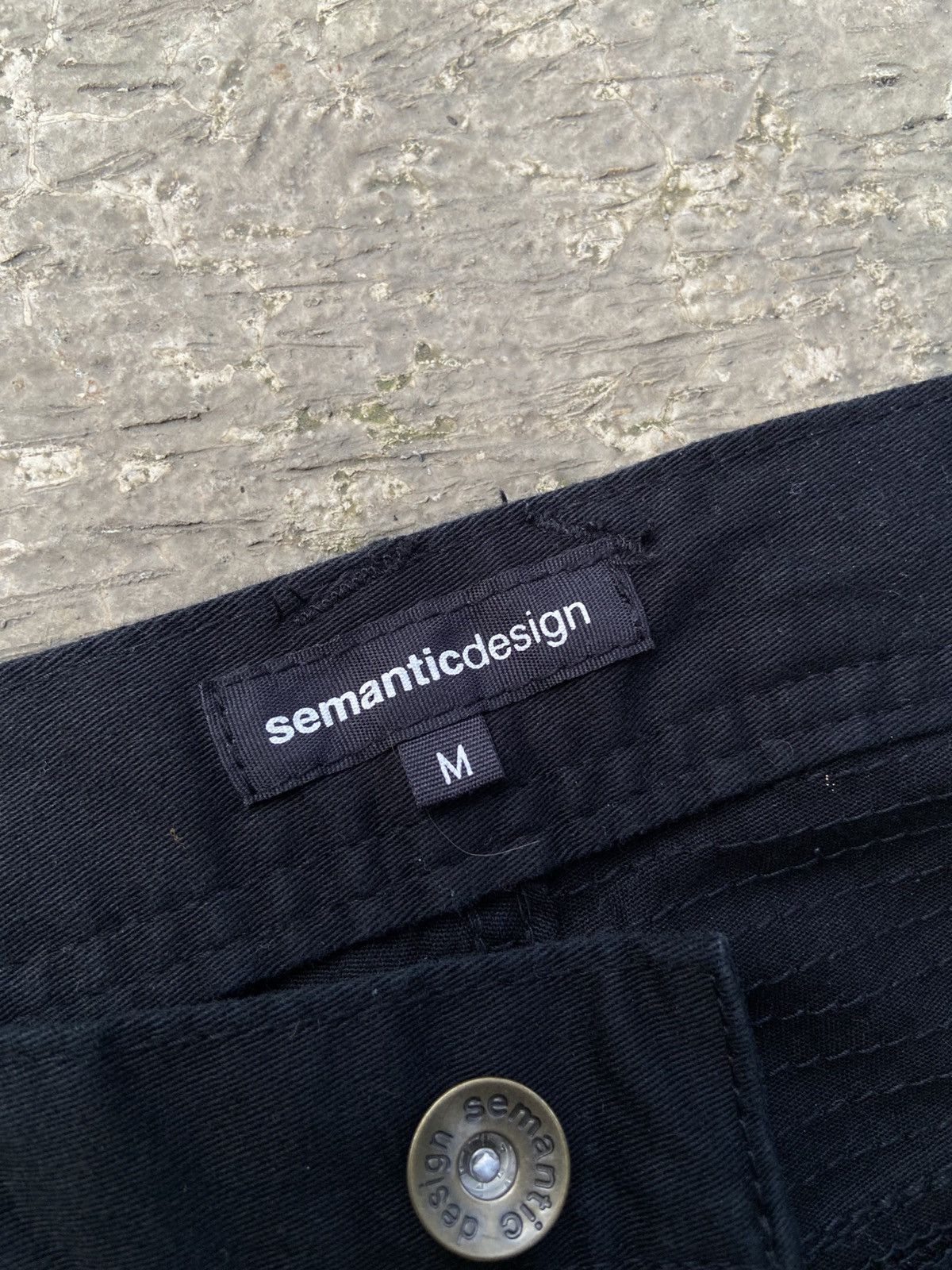 semanticdesign Semantic Design Wrinkled Punk Style Pants Size US 32 / EU 48 - 4 Thumbnail