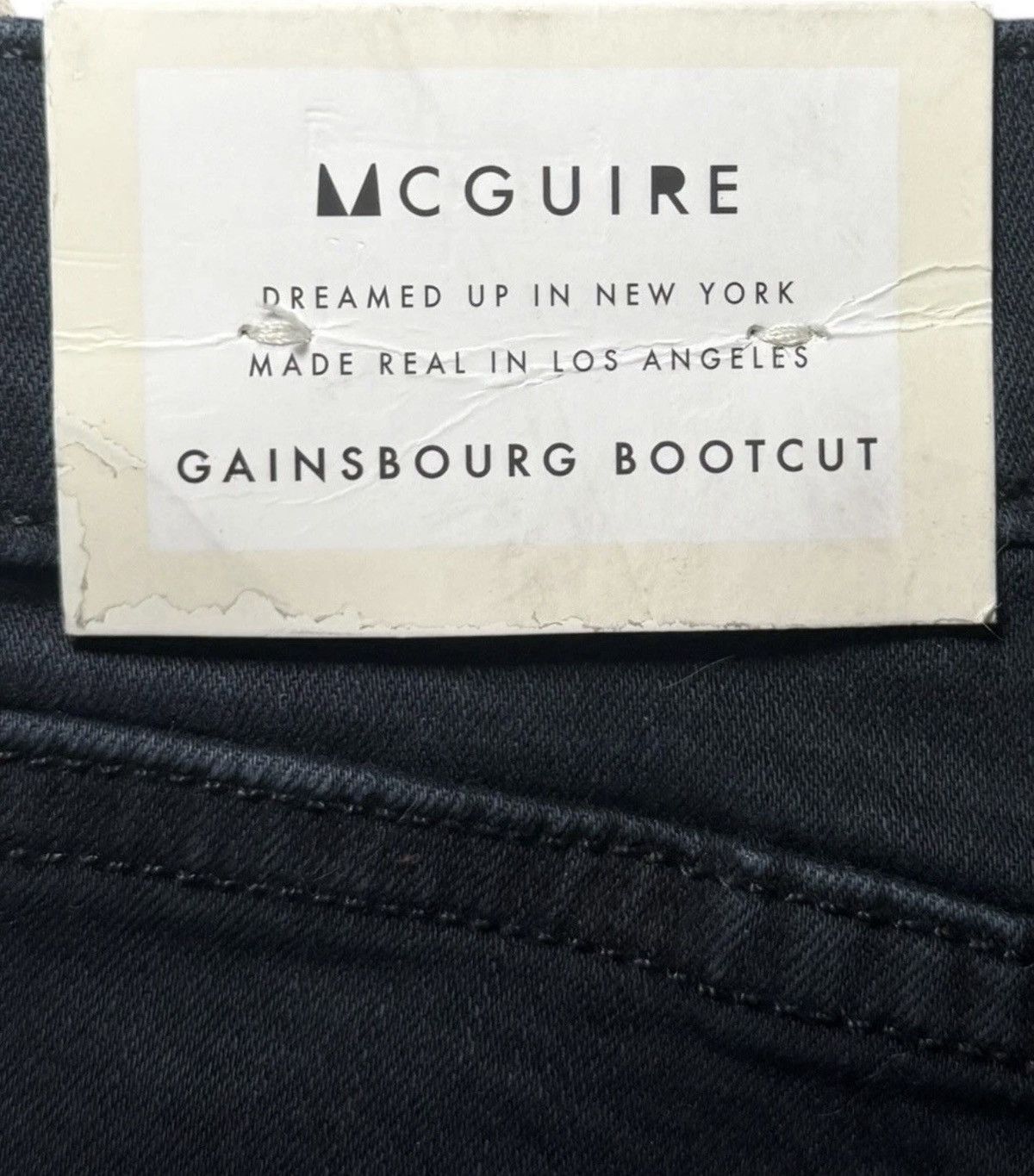 Anthropologie McGuire Jeans Women’s 30 Cropped Raw Hem Button Fly Size 30" / US 8 / IT 44 - 4 Thumbnail