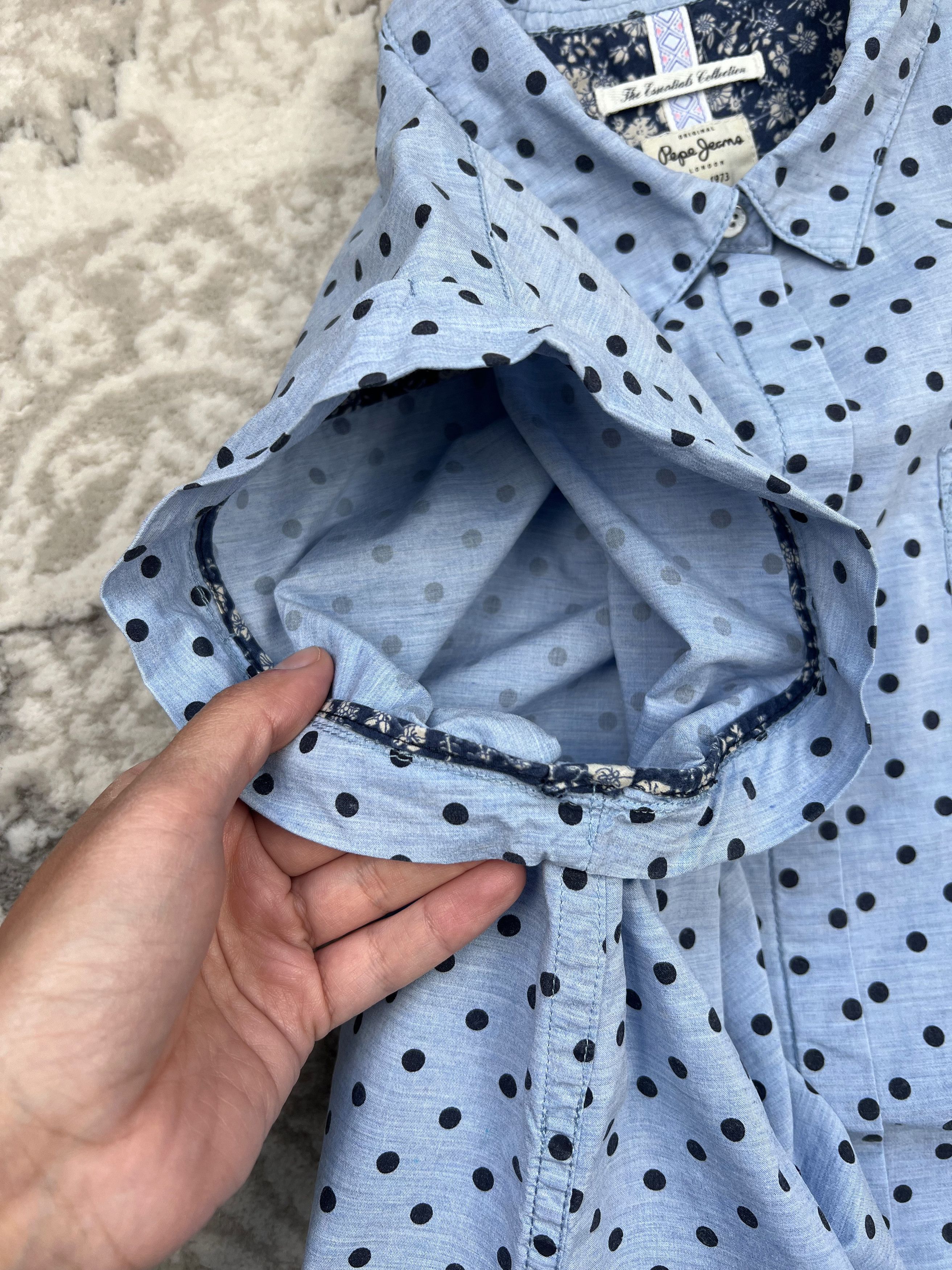 Pepe Jeans Pepe Jeans Dottie Polka Dot Sleeveless Shirt Size S / US 4 / IT 40 - 4 Thumbnail