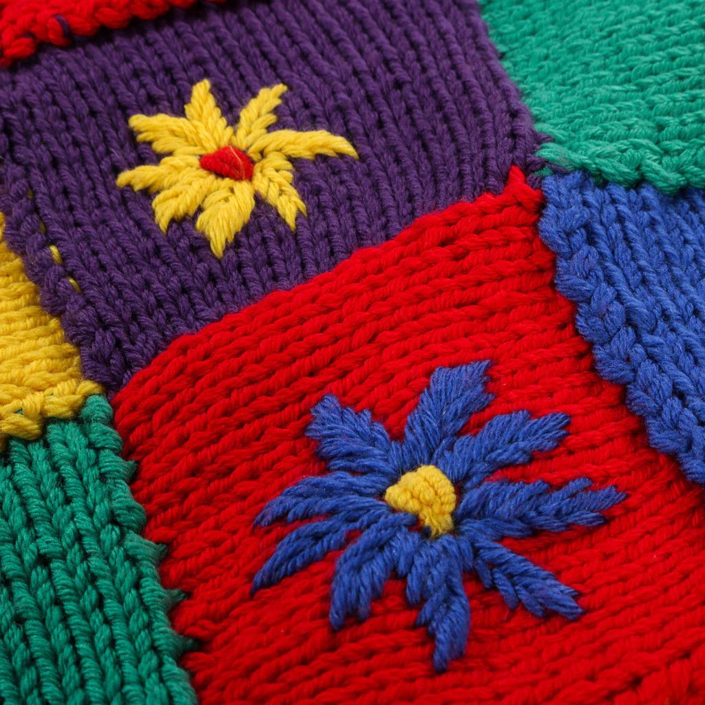 ERL ERL PATCHWORK SWEATER SIZE MEDIUM Size US M / EU 48-50 / 2 - 11 Thumbnail