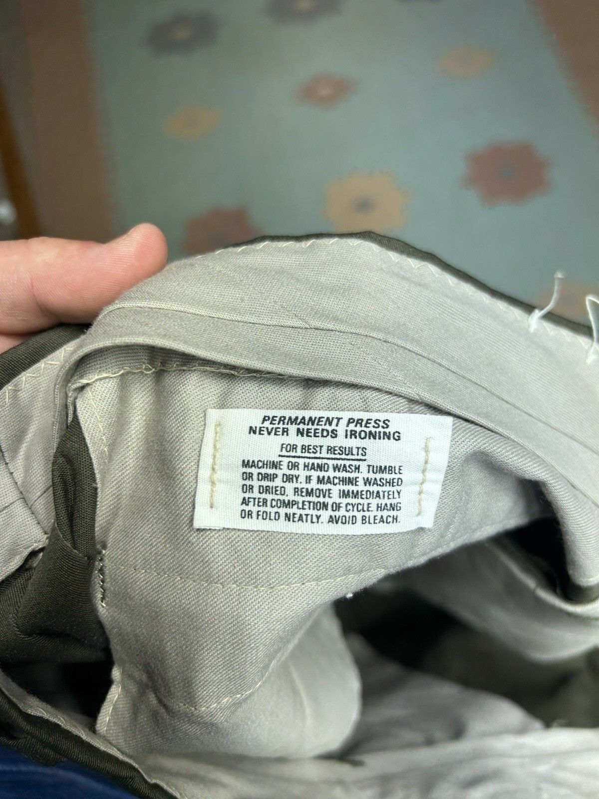 Vintage Vintage 60s 70s drop loop work pants mechanic workwear 32x30 Size US 32 / EU 48 - 6 Thumbnail