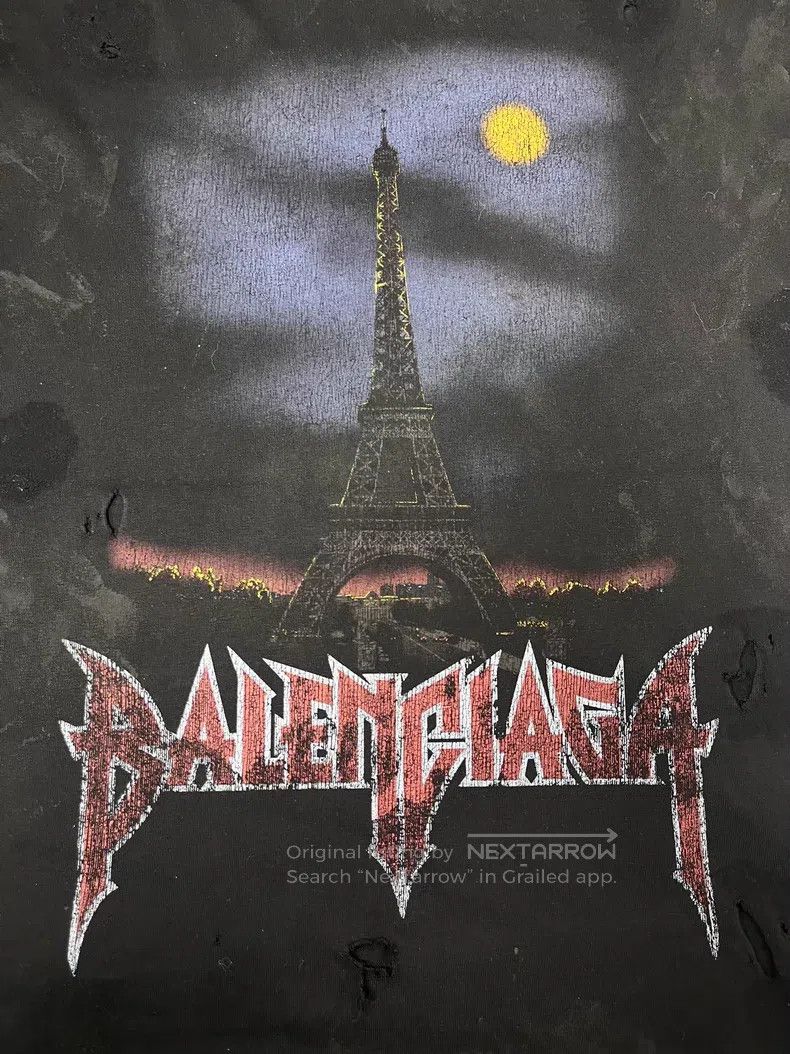 Balenciaga Balenciaga Letter Printed Round Neck Casual Short Sleeve T Size US S / EU 44-46 / 1 - 3 Thumbnail