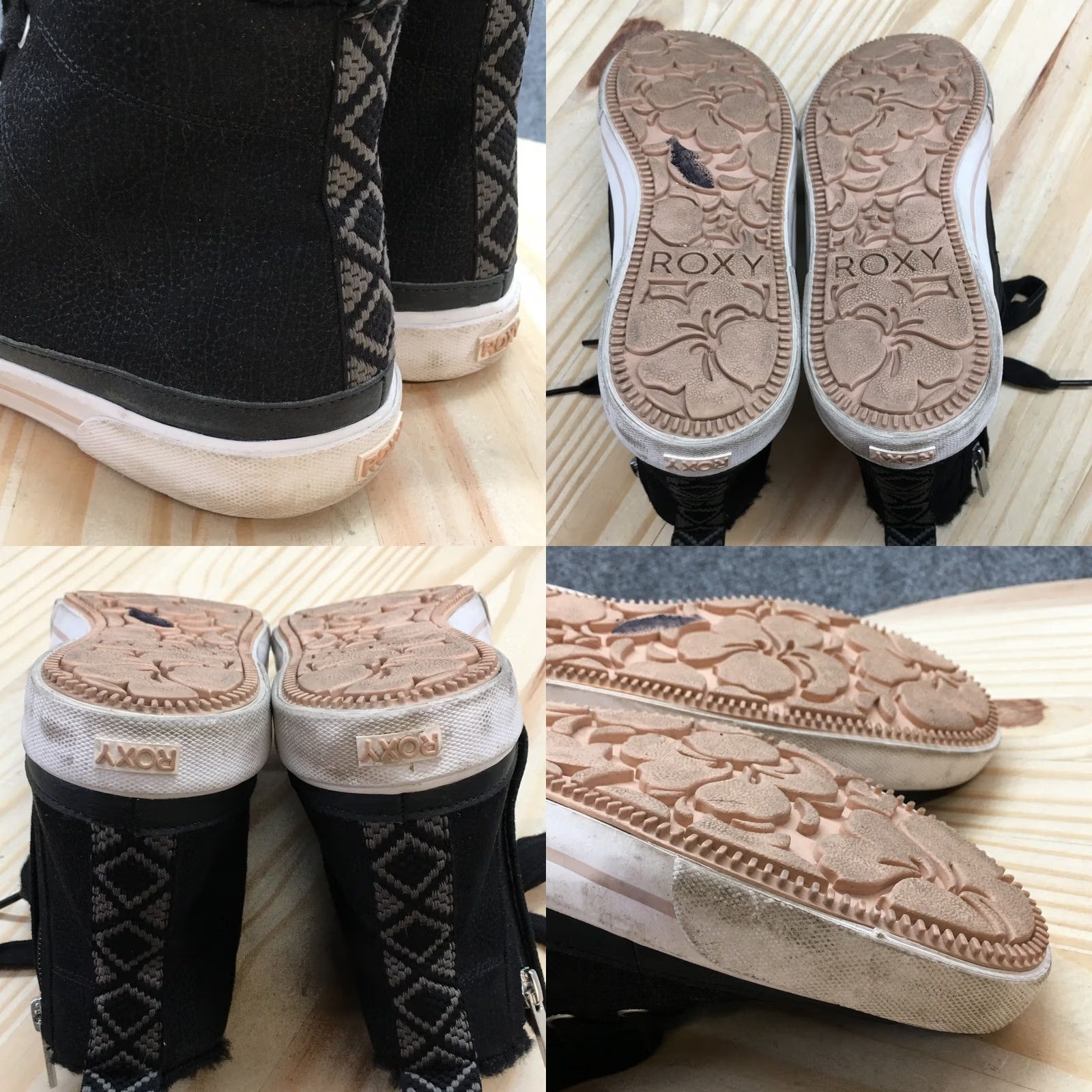 Vintage ROXY Ivan Fur Casual Zip High Top Sneakers Black Faux Leather Shoes Womens 8 Shoes Casual Sneakers Fur Trim High Top Black ROXY Ivan Fur Womens 8 Size M / US 6-8 / IT 42-44 - 10 Thumbnail