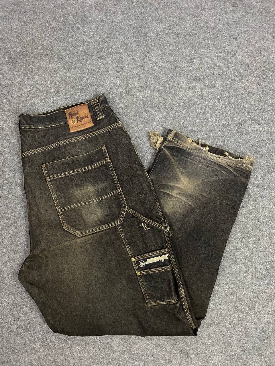Japanese Brand vintage 90s school of hard knock baggy denim nice design Size US 44 / EU 60 - 2 Thumbnail