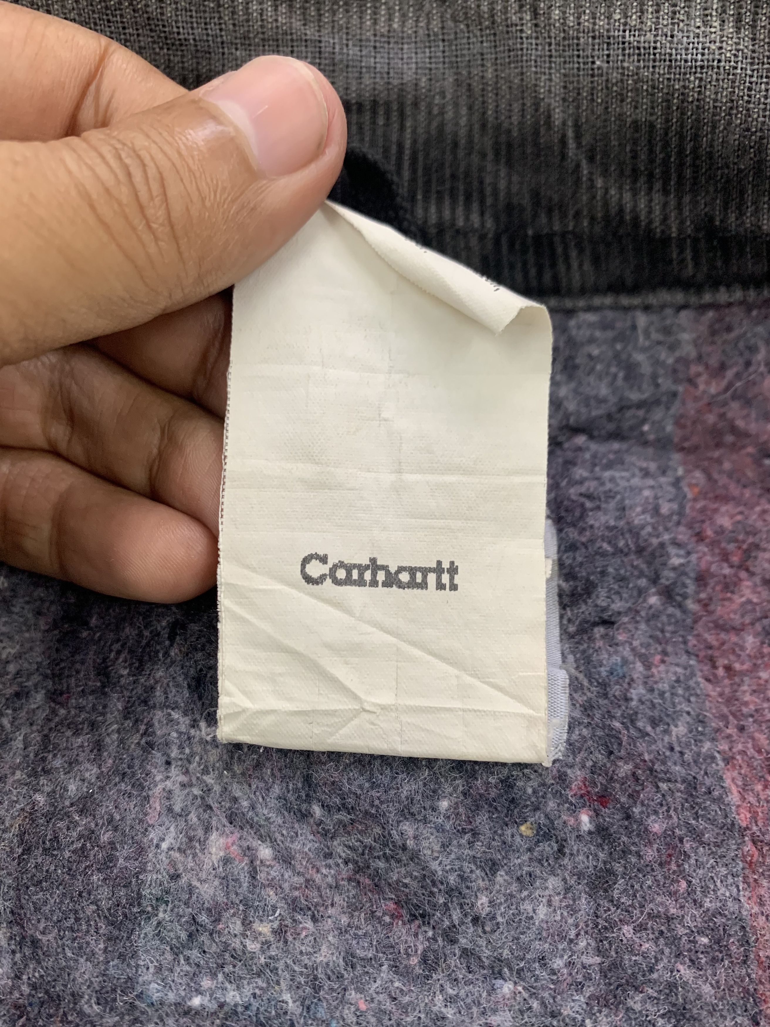 Carhartt Vtg Carhartt Detroit J01 BLK Lined Blanket Inner Jacket Size US L / EU 52-54 / 3 - 21 Thumbnail