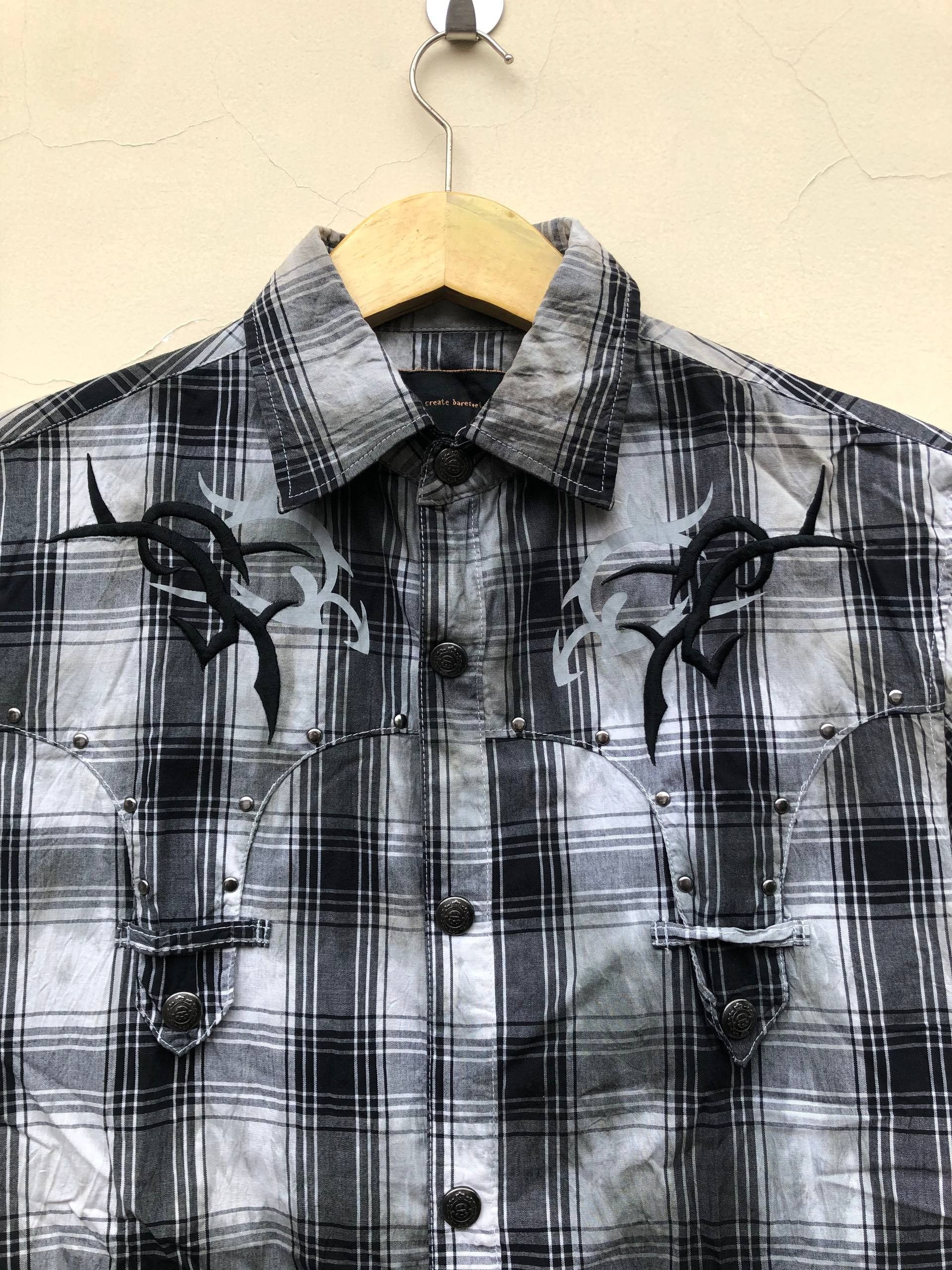 Japanese Brand Create barefoot western tribal studded vkei style lgb Size US L / EU 52-54 / 3 - 3 Thumbnail