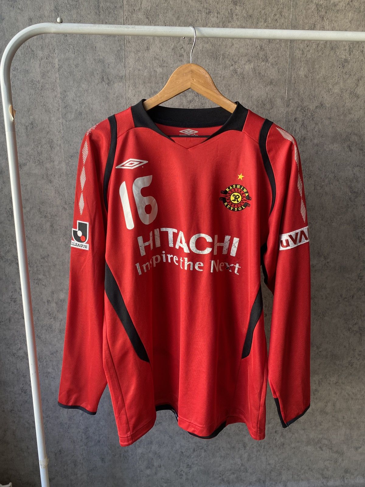 Japanese Brand 2009/2010 Kashiwa Reysol J.League Japan Jersey Size US L / EU 52-54 / 3 - 1 Thumbnail