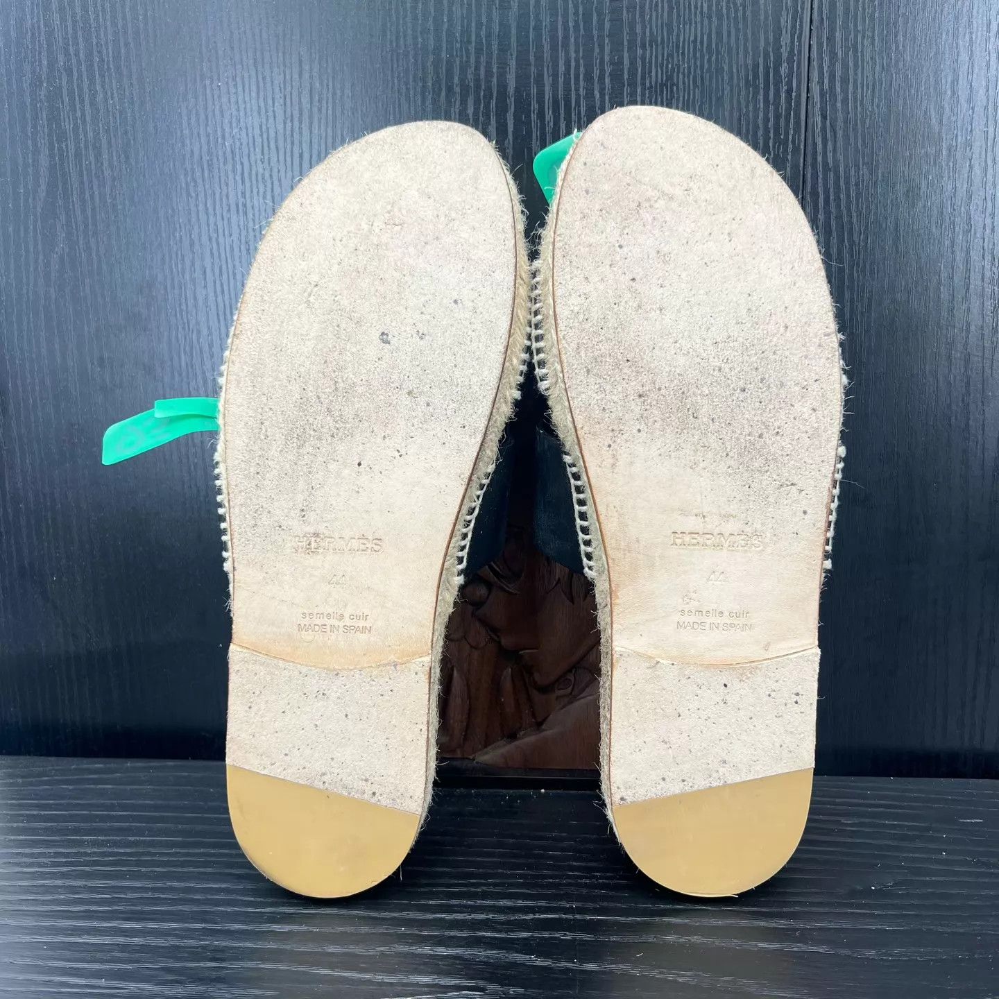Hermes Hermès Antigua Men's Black Sandals Size US 11 / EU 44 - 6 Thumbnail
