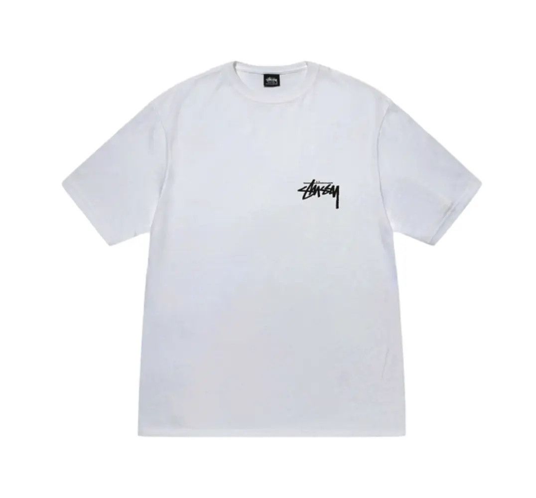 Stussy Plush Tee White Size US M / EU 48-50 / 2 - 1 Thumbnail
