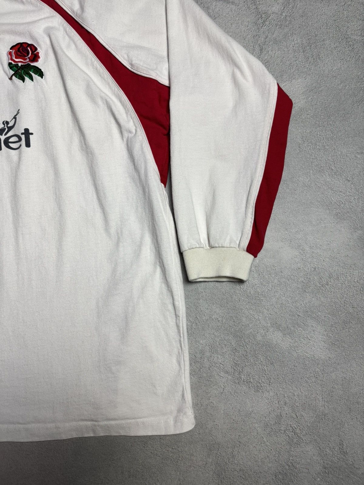 Nike England Rugby Union 1999 2000 Home Shirt Long Sleeve Nike Size US XXL / EU 58 / 5 - 6 Thumbnail