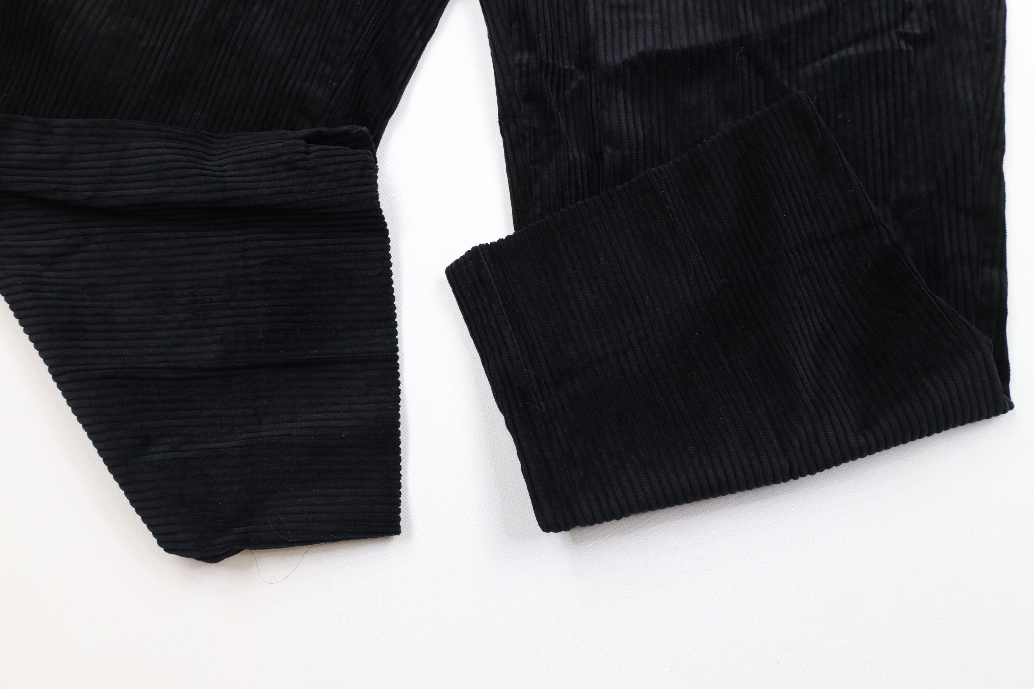 Vintage Vintage 90s Streetwear Wide Leg Corduroy Chino Pants Black Size US 36 / EU 52 - 5 Thumbnail