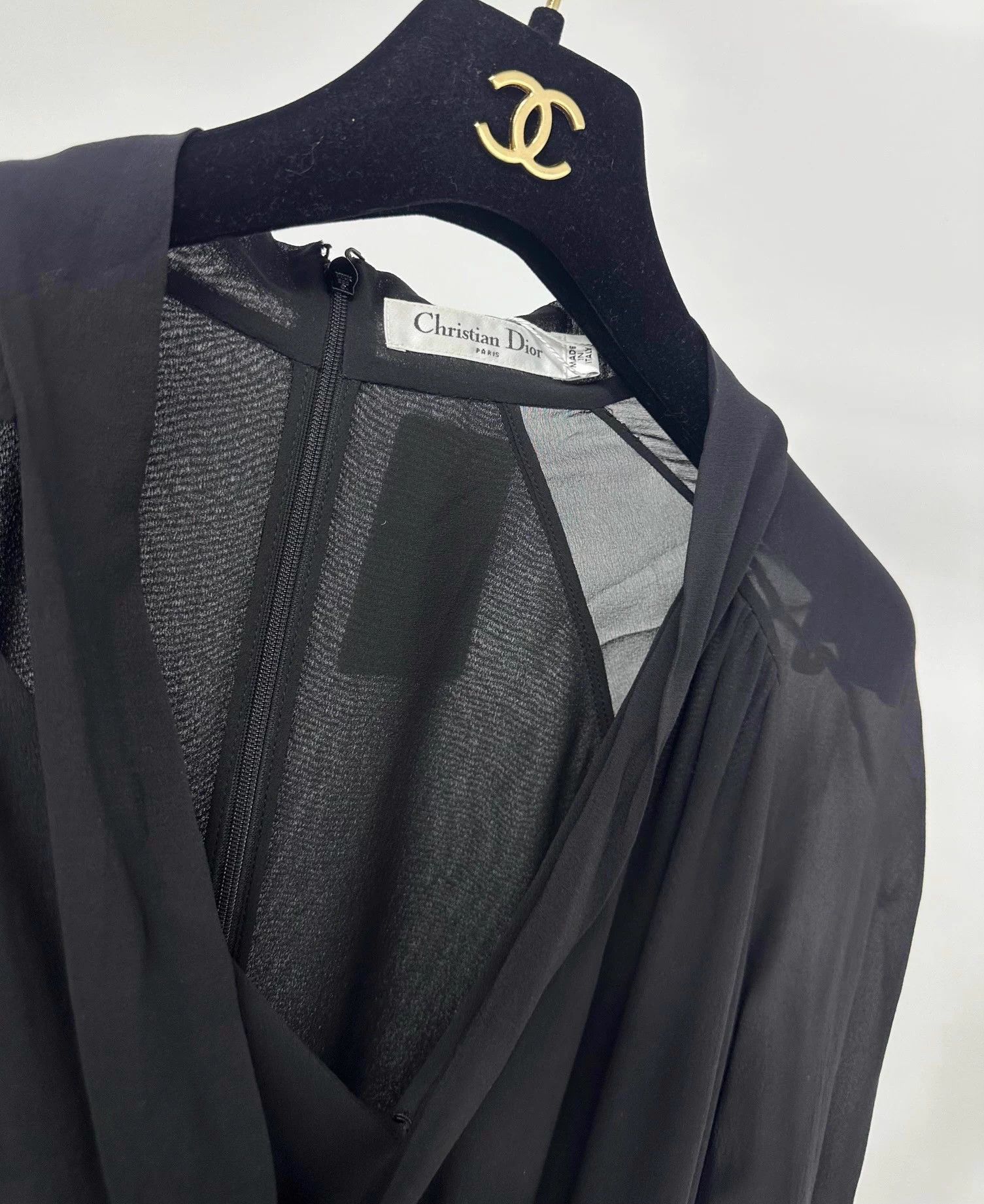 Dior Dior Black Silk Jumpsuit FR40 Size M / US 6-8 / IT 42-44 - 3 Thumbnail