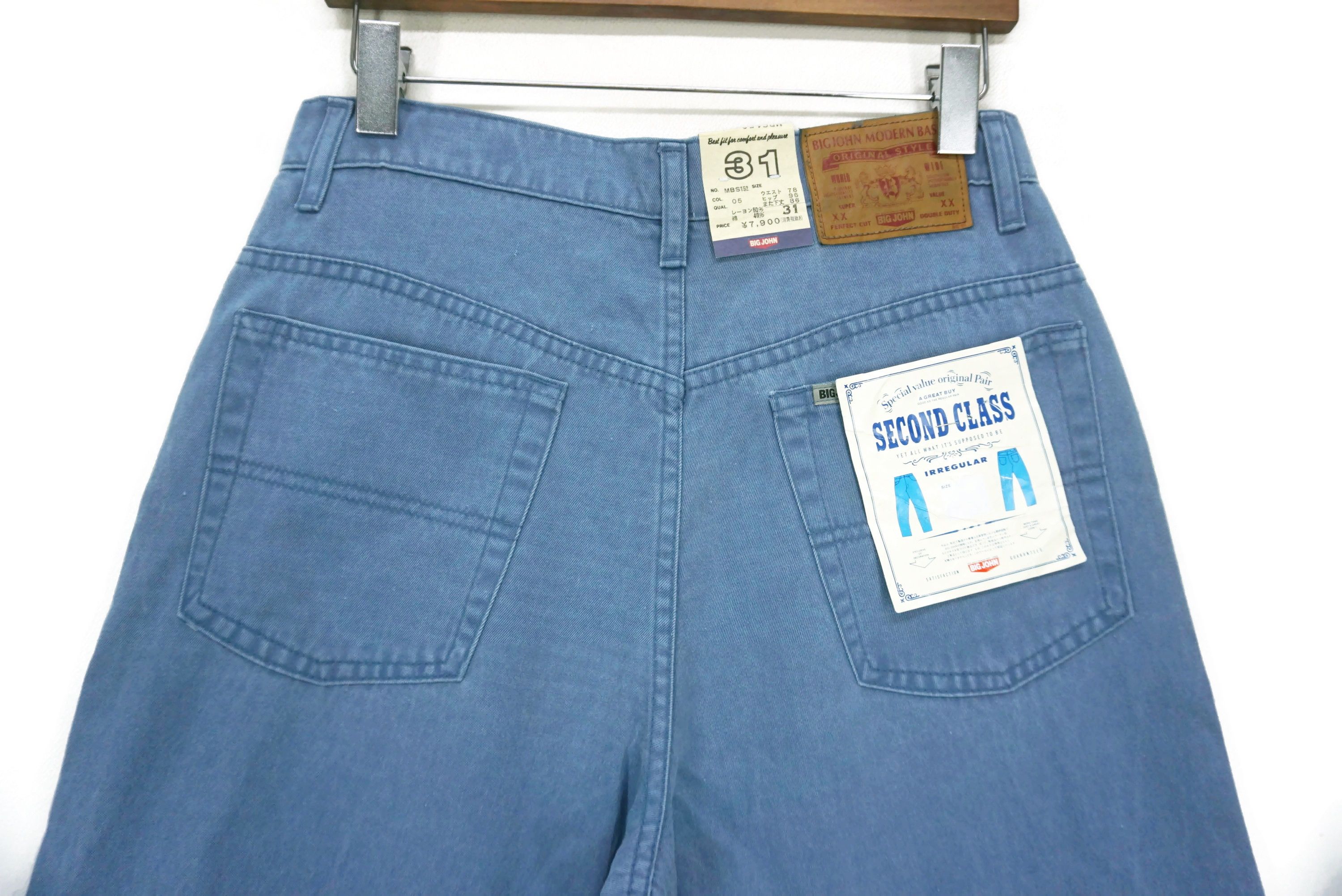 Japanese Brand Big John Jeans Size W31xL36 Modern Basic Rayon Blend Denim Size US 31 - 6 Thumbnail