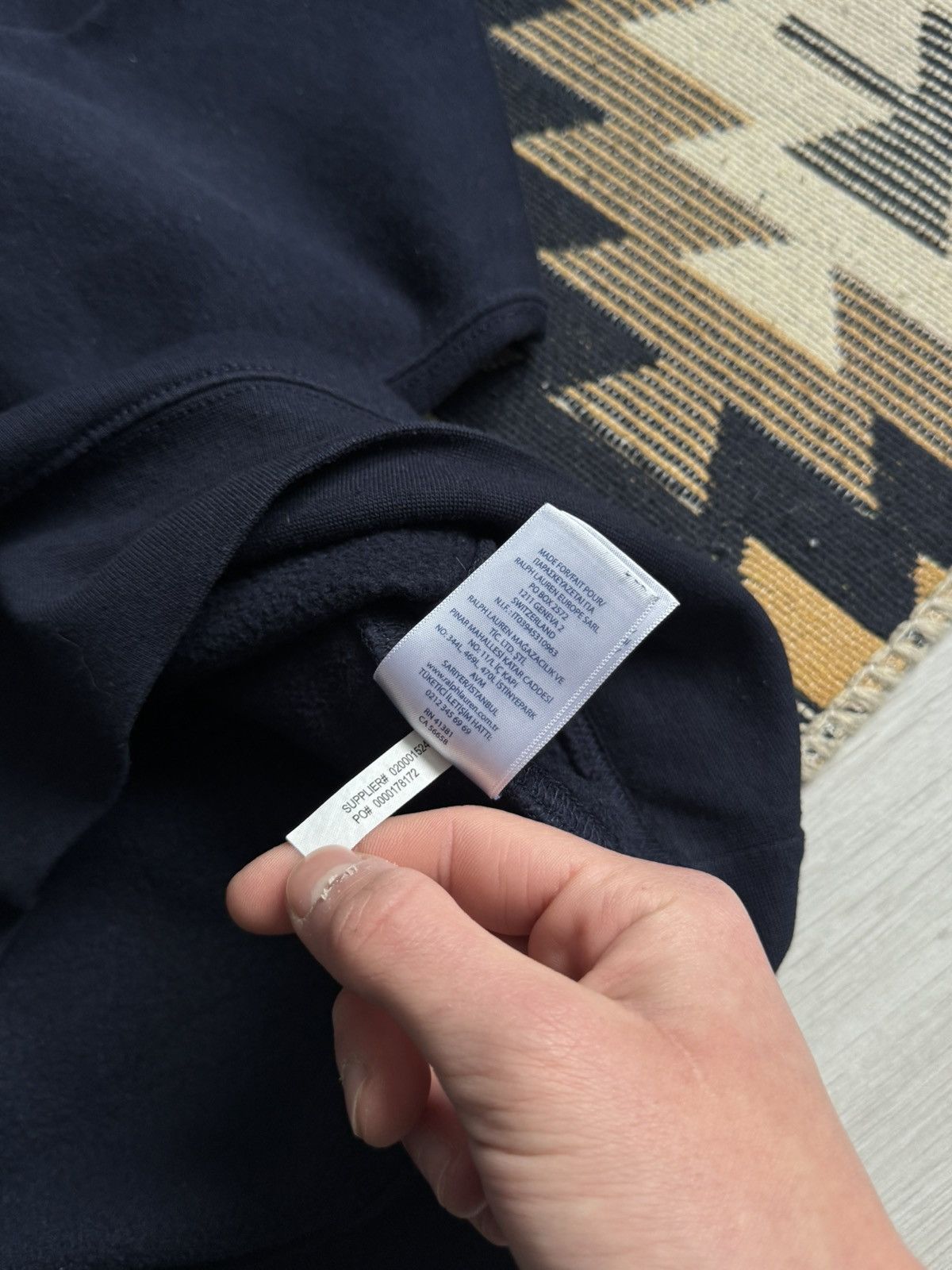 Polo Ralph Lauren Vintage Polo Ralph Lauren Navy Sweatshirt Size US XL / EU 56 / 4 - 9 Thumbnail