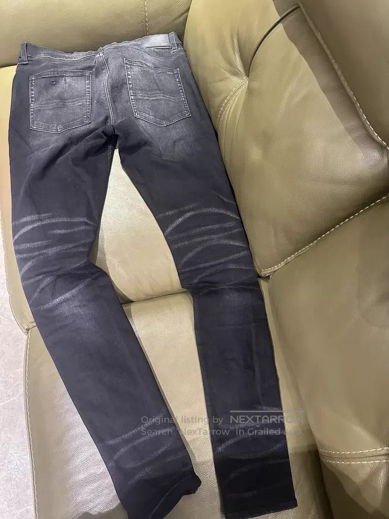 Amiri Amiri Tiger and leopard print aged destroyed denim jeans Size US 34 / EU 50 - 7 Thumbnail