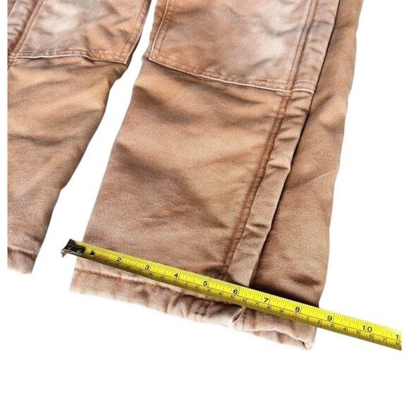 Carhartt Carhartt Quilted Lined Canvas Bib Overalls \ Size US 34 / EU 50 - 3 Thumbnail