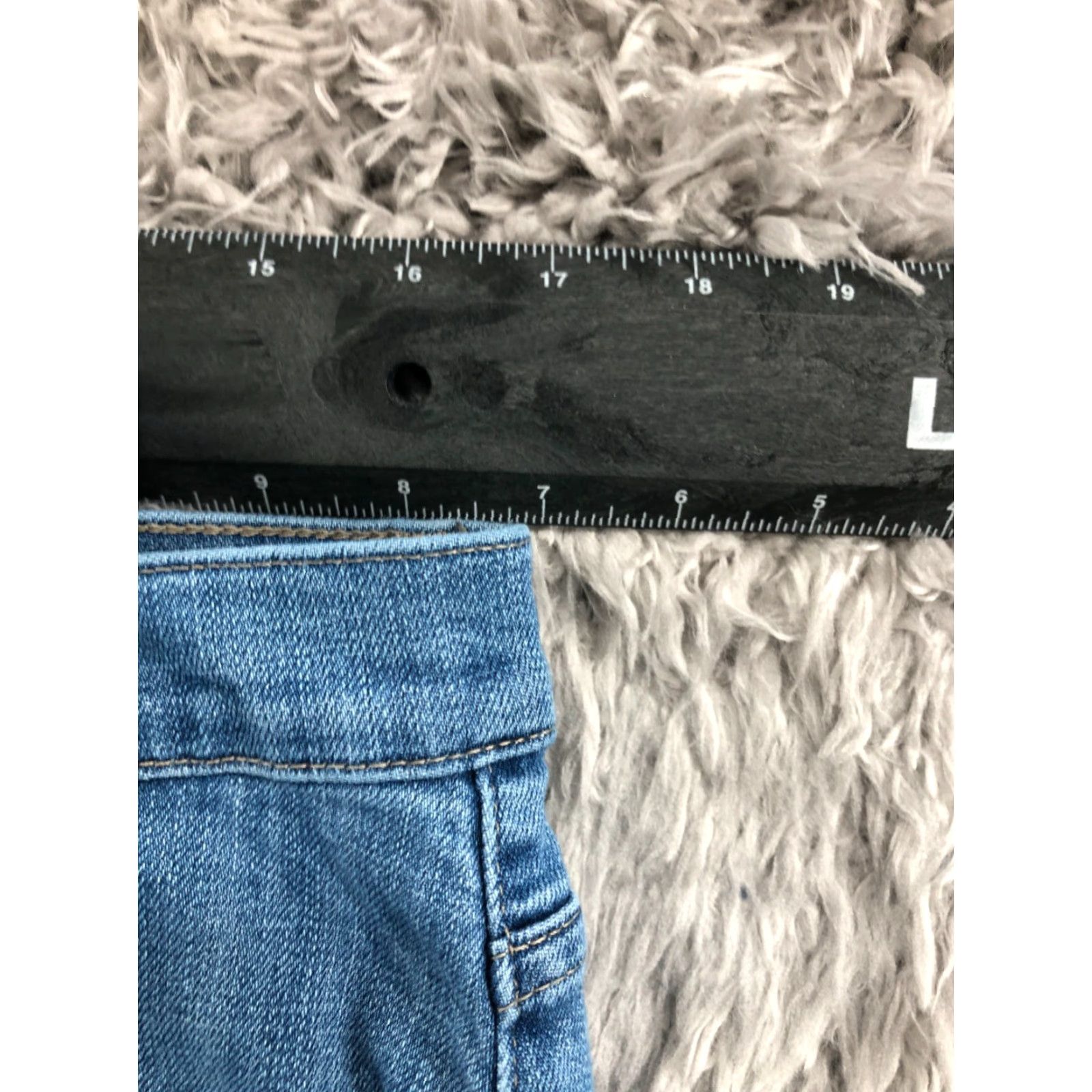 Lee Lee Relaxed Straight Jeans Womens 14 Short Blue Denim 29in Inseam Medium Wash Modern Series Vintage? No (omit) Size 36" / US 14 / IT 50 - 2 Thumbnail