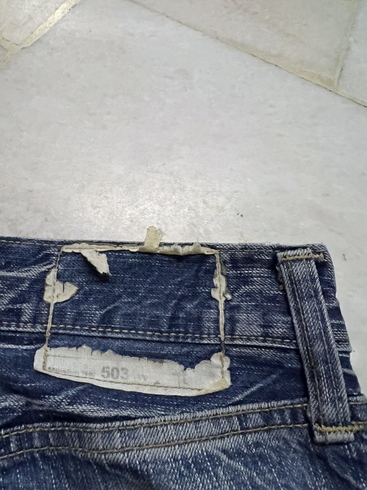 Japanese Brand 💥Rare💥Edwin 503 Honeycomb Faded Jean Very Rare Size US 34 / EU 50 - 19 Thumbnail