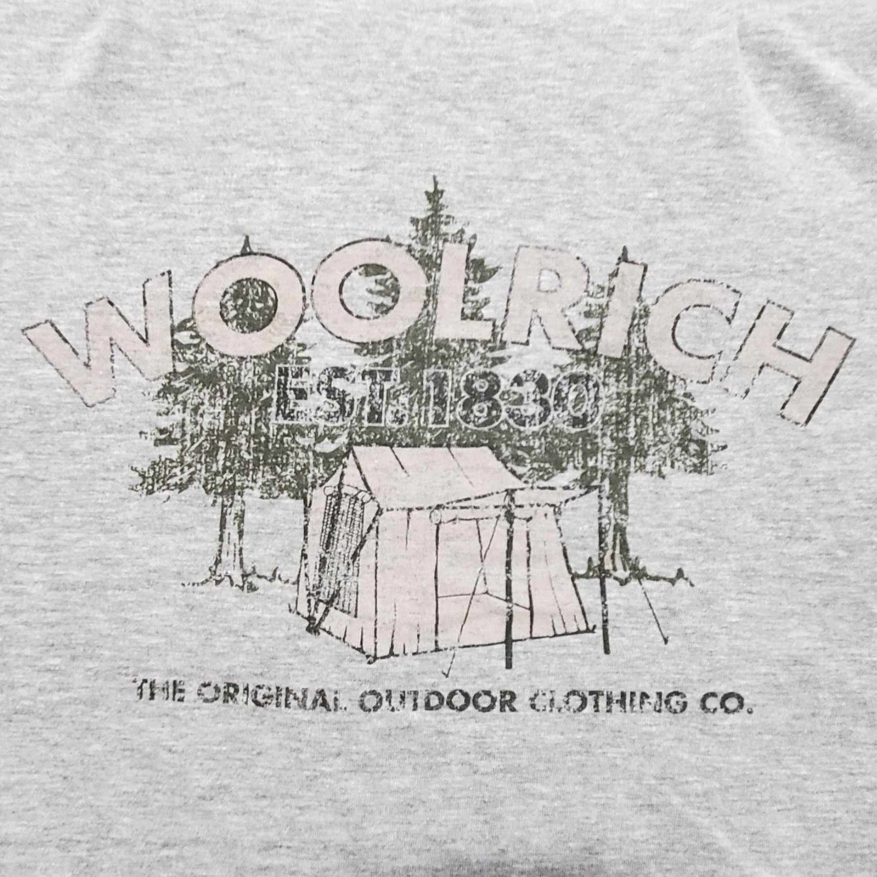 Vintage VINTAGE Woolrich Shirt Men Medium Short Sleeve Camping Nature Graphic FLaw Minor Size US M / EU 48-50 / 2 - 2 Thumbnail
