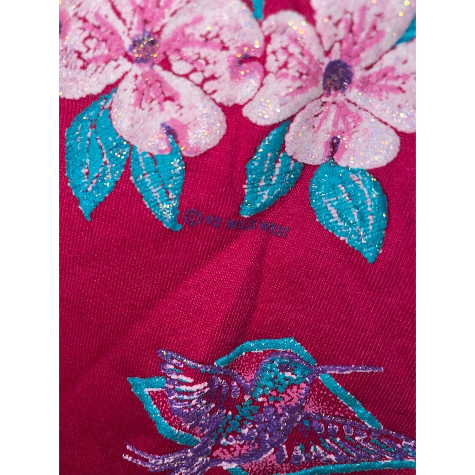 Jerzees Vintage Tennessee Shirt Forest Pink Nature TN Tee VTG L 90s Size US L / EU 52-54 / 3 - 8 Thumbnail