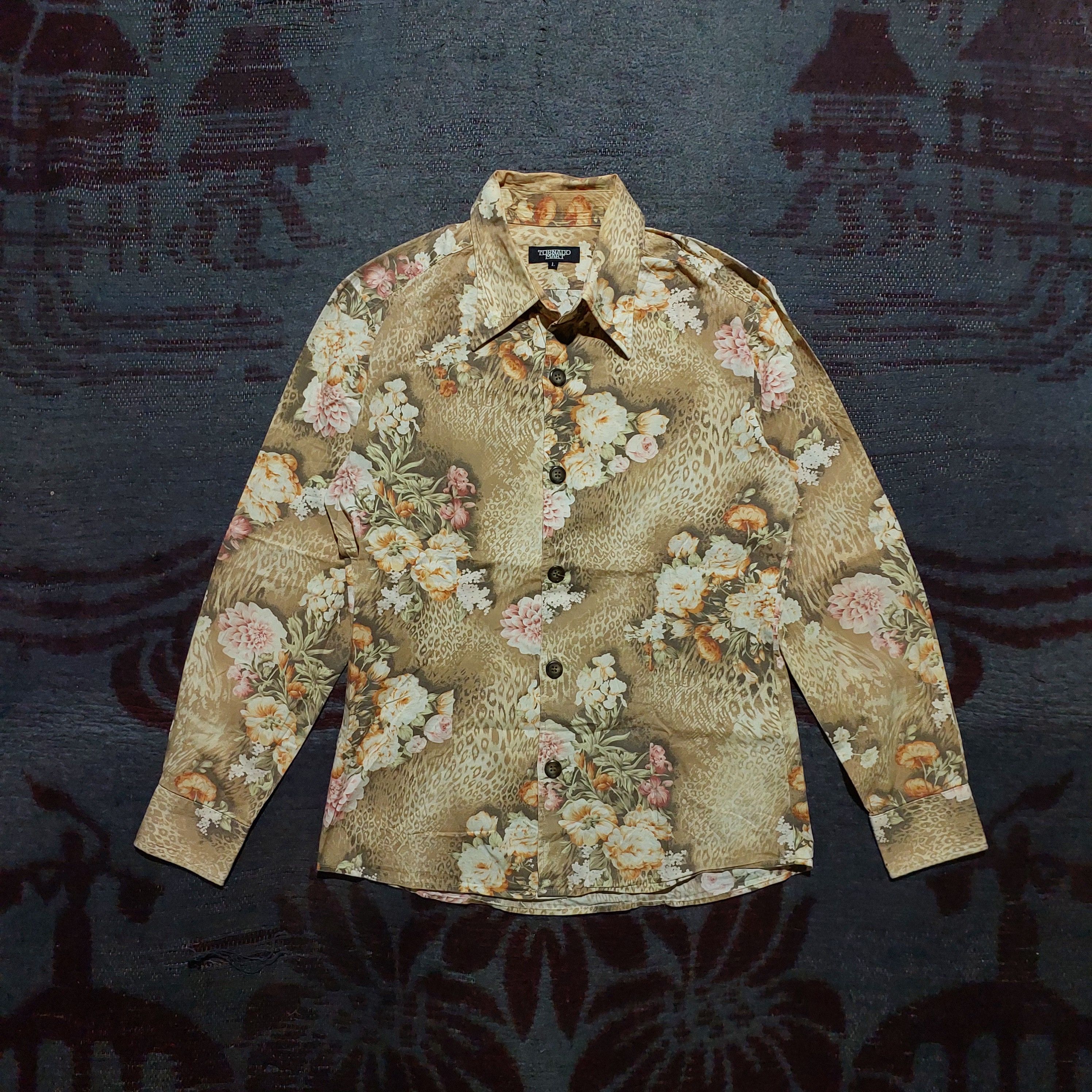 Tornado Mart Tornado mart floral pattern shirt Size US L / EU 52-54 / 3 - 1 Thumbnail