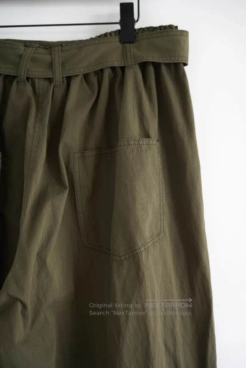 Yohji Yamamoto Yohji Yamamoto size 3 24SS Army Green Belt Straight Leg Pan Size US 30 / EU 46 - 4 Thumbnail