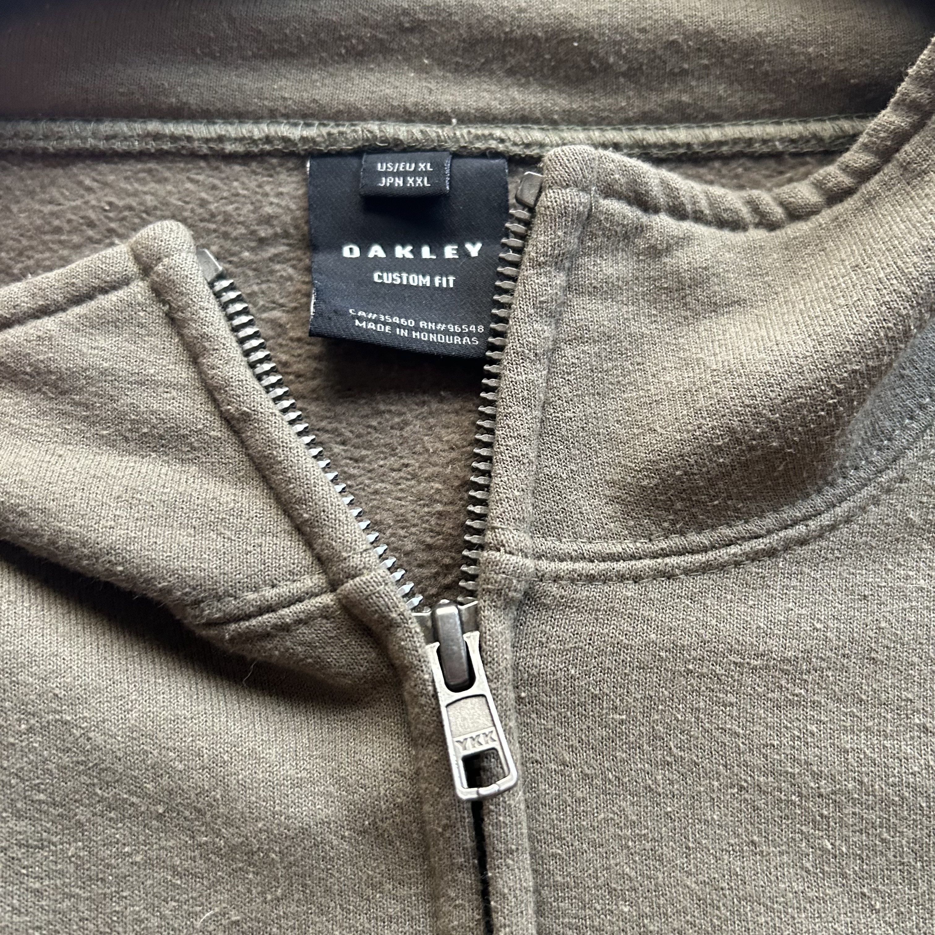 Oakley Oakley Full-Zip Track Jacket — Olive/Yellow (XL) Size US XL / EU 56 / 4 - 4 Thumbnail