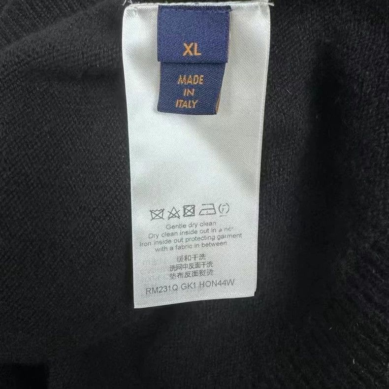 Louis Vuitton Louis Vuitton SS23 logo cuffs knitted cashmere sweater long Size US XL / EU 56 / 4 - 5 Thumbnail