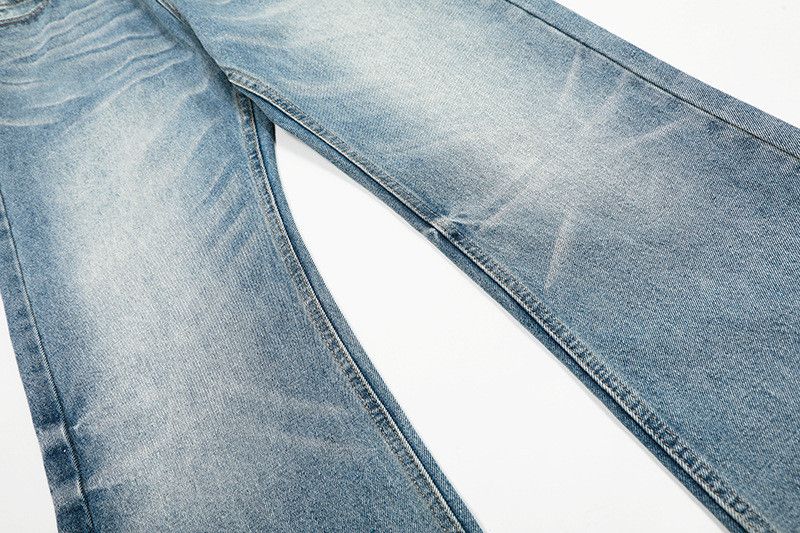 Vintage Men's American High-Street Washed Blue Denim Jeans Clean Fit Size US 32 / EU 48 - 4 Thumbnail