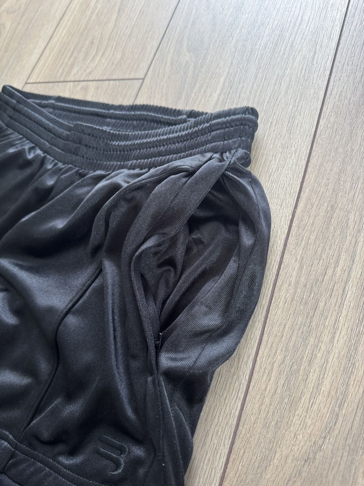 Balenciaga Balenciaga Winter 20 Hybrid Black Track Pants Joggers Luxury Size US 29 - 6 Thumbnail