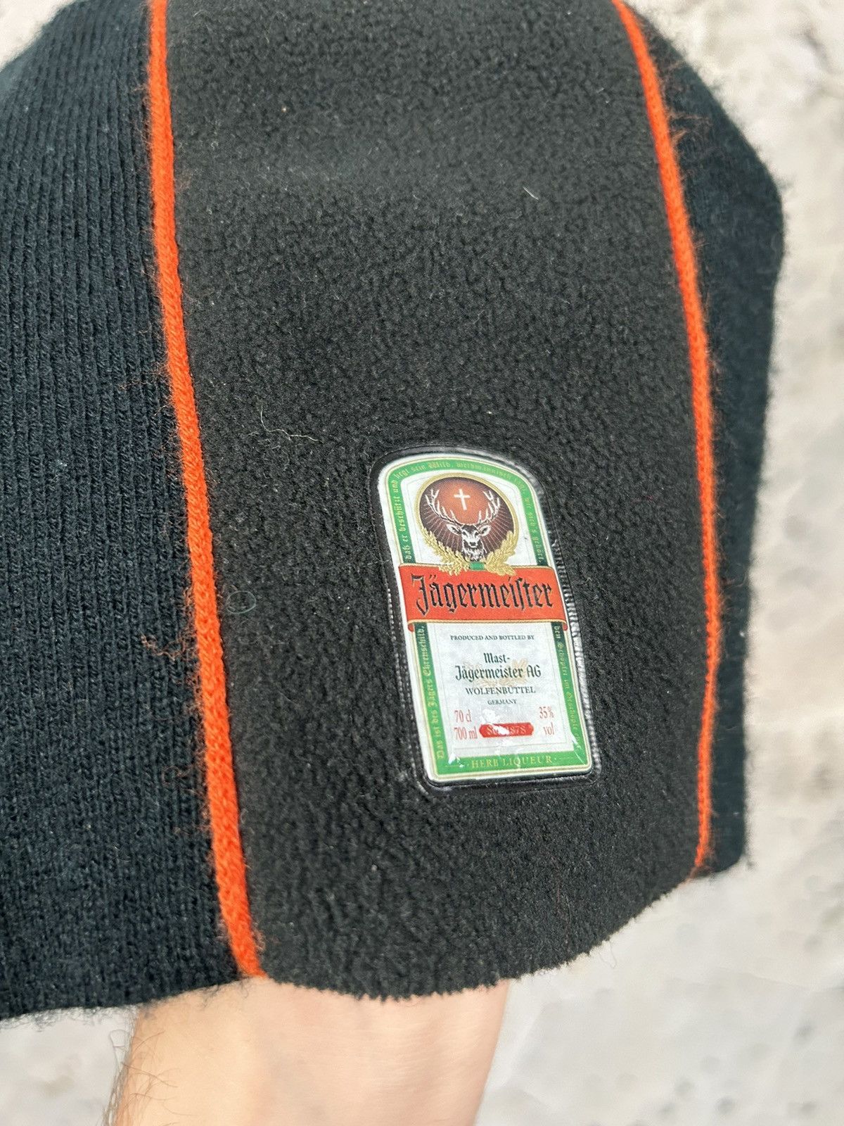 Jagermeister Vintage Jäegermeister Winter Hat Logo Streetwear 90s Y2K Size ONE SIZE - 3 Thumbnail