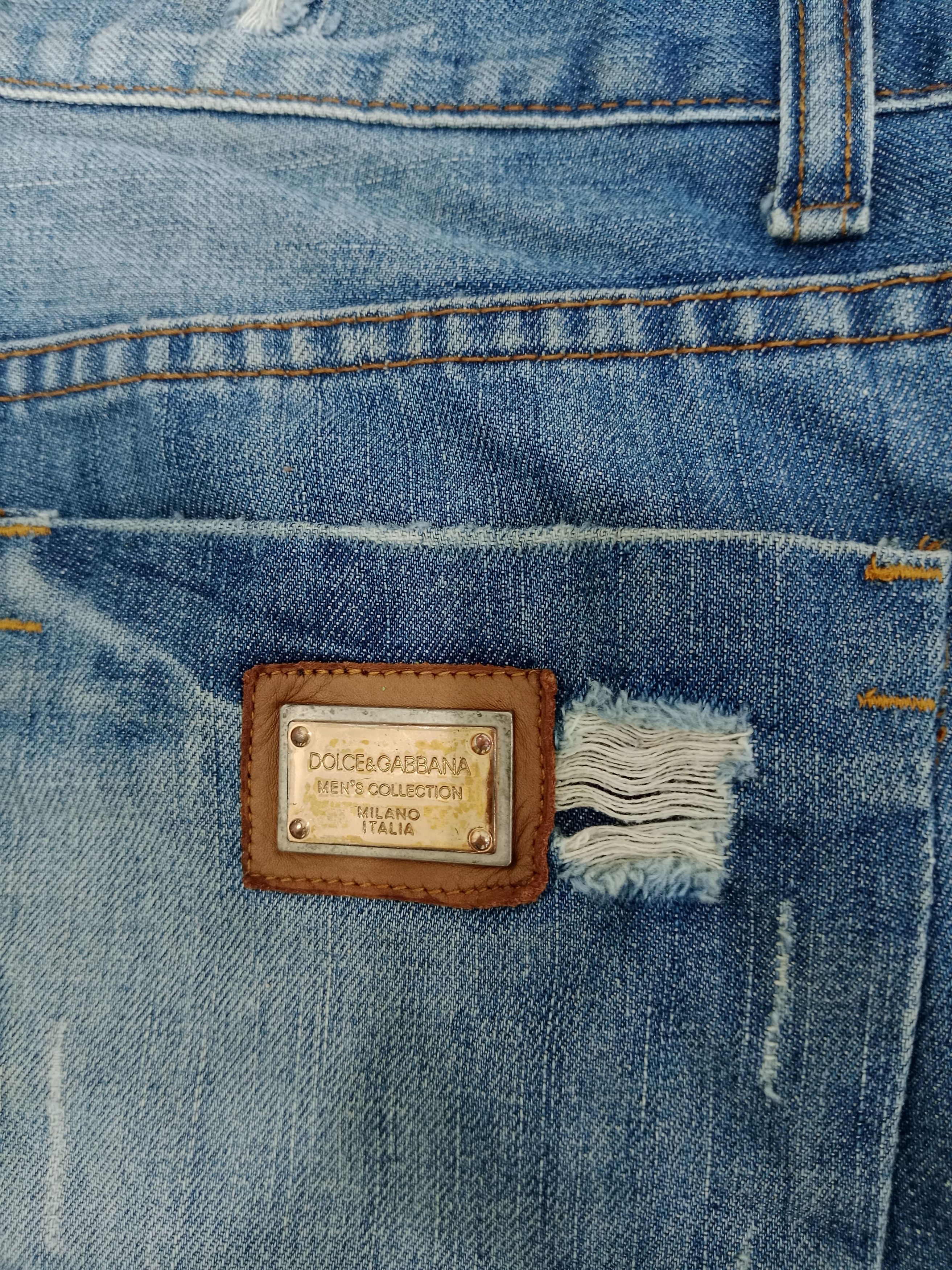 Dolce & Gabbana DOLCE & GABBANA Distressed Jeans Nice Style Size US 33 - 12 Thumbnail