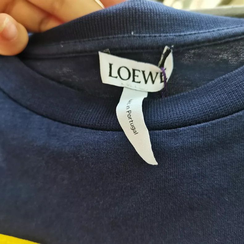 Loewe LOEWE Blue lettering short sleeve T-shirt Size US XS / EU 42 / 0 - 4 Thumbnail