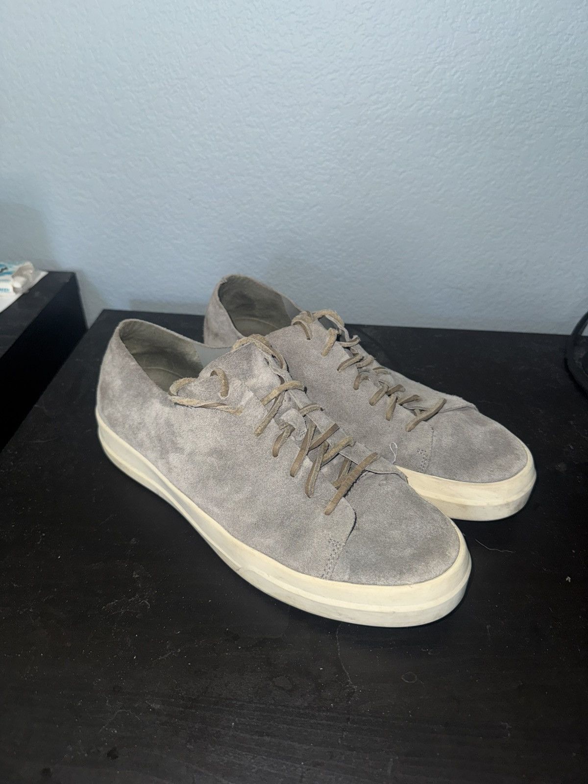 Vince Vince Gray Suede Shoes Size 9.5 Mens Size US 9.5 / EU 42-43 - 2 Thumbnail