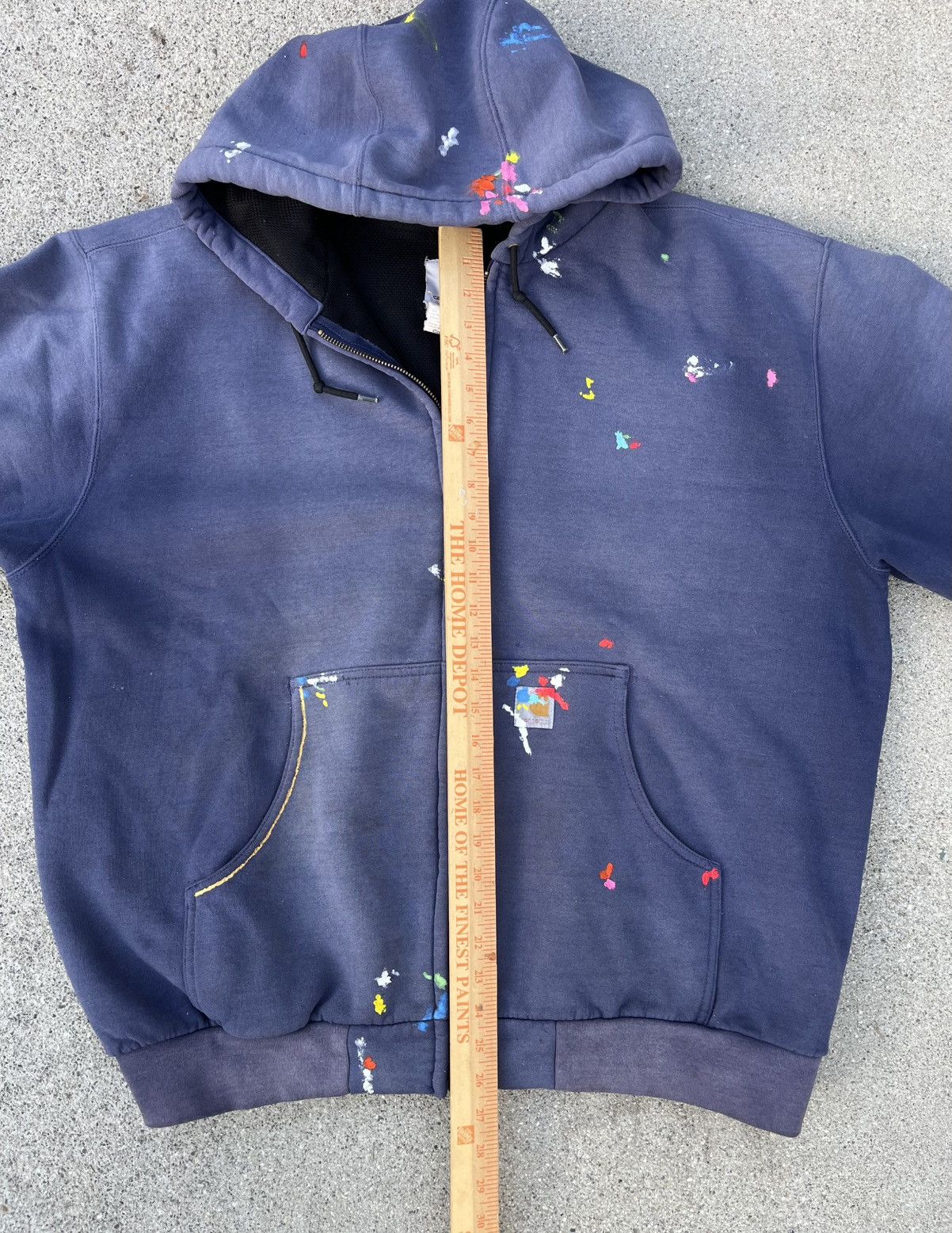 Carhartt Vintage Carhartt Hoodie Sun Fade Distressed Jacket Thermal Size US XL / EU 56 / 4 - 7 Thumbnail