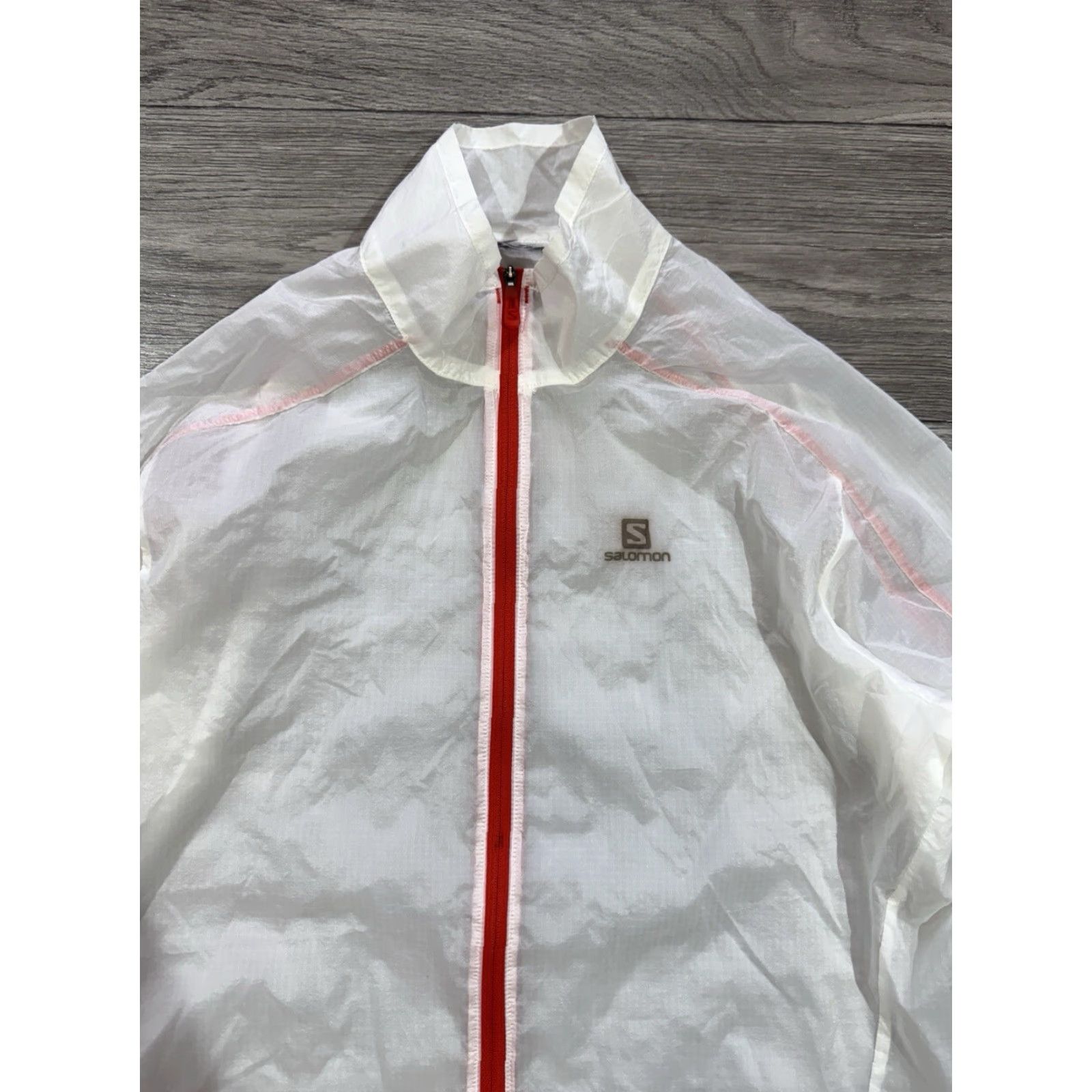 Salomon Salomon S Lab Clima Wind Ultra Light Running Jacket Women’s S/M Windbreaker White Women Size S / US 4 / IT 40 - 6 Thumbnail