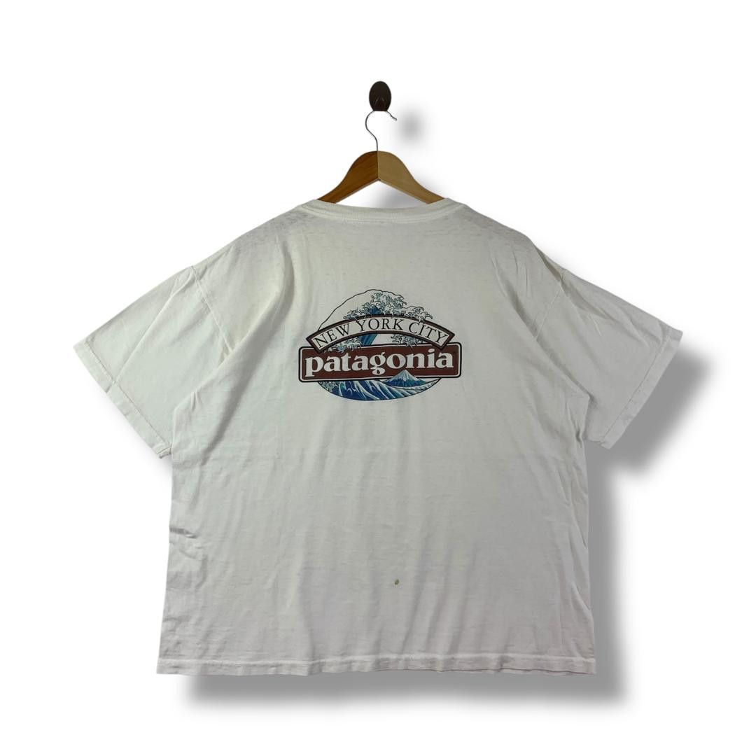 Patagonia Vintage PATAGONIA NEW YORK CITY beneficial wave printed tee Size US L / EU 52-54 / 3 - 1 Thumbnail