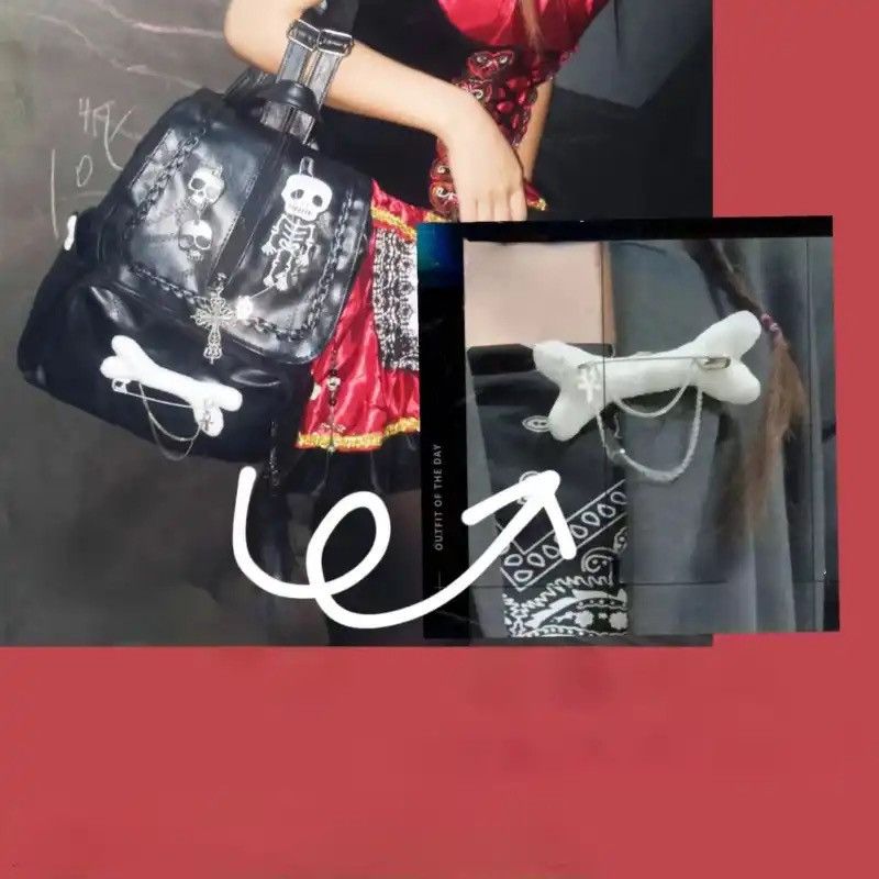 Japanese Brand × Vintage MBTI Gothic Y2k Backpacks Size ONE SIZE - 5 Thumbnail