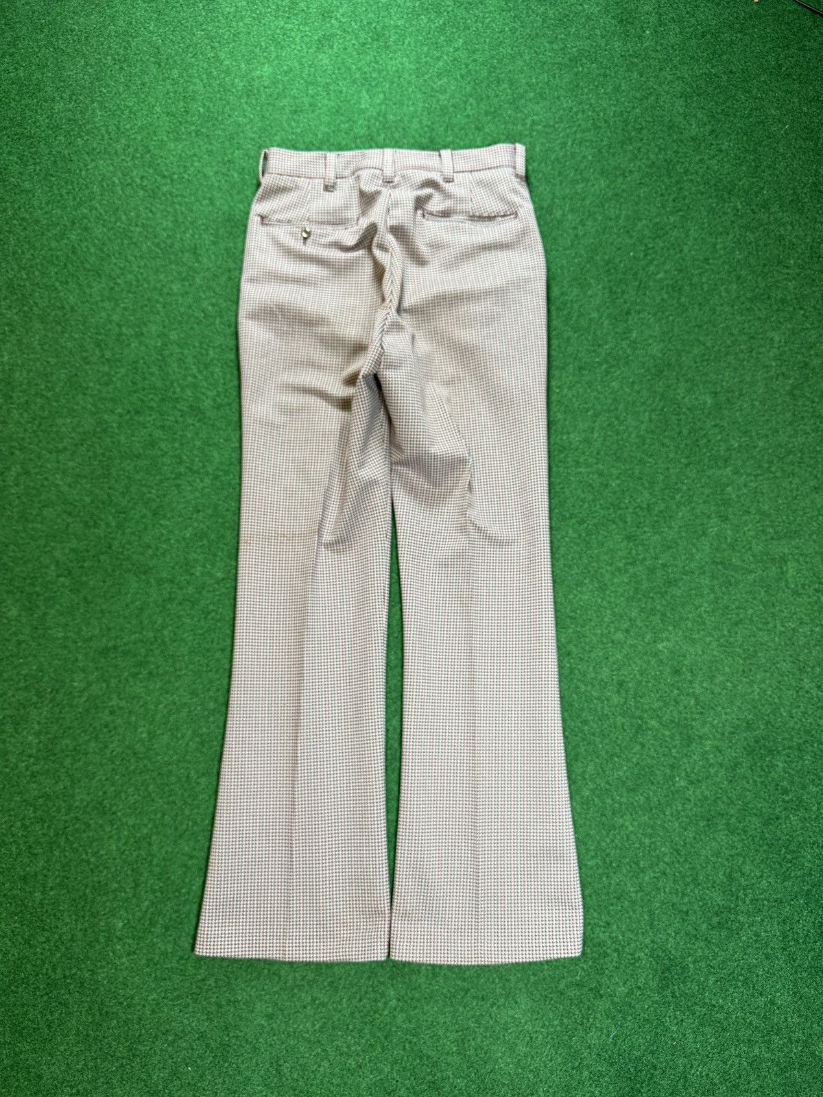 Vintage Vintage 70s Flare Bell Bottom Checkered Talon Disco Pants Size US 30 / EU 46 - 4 Thumbnail