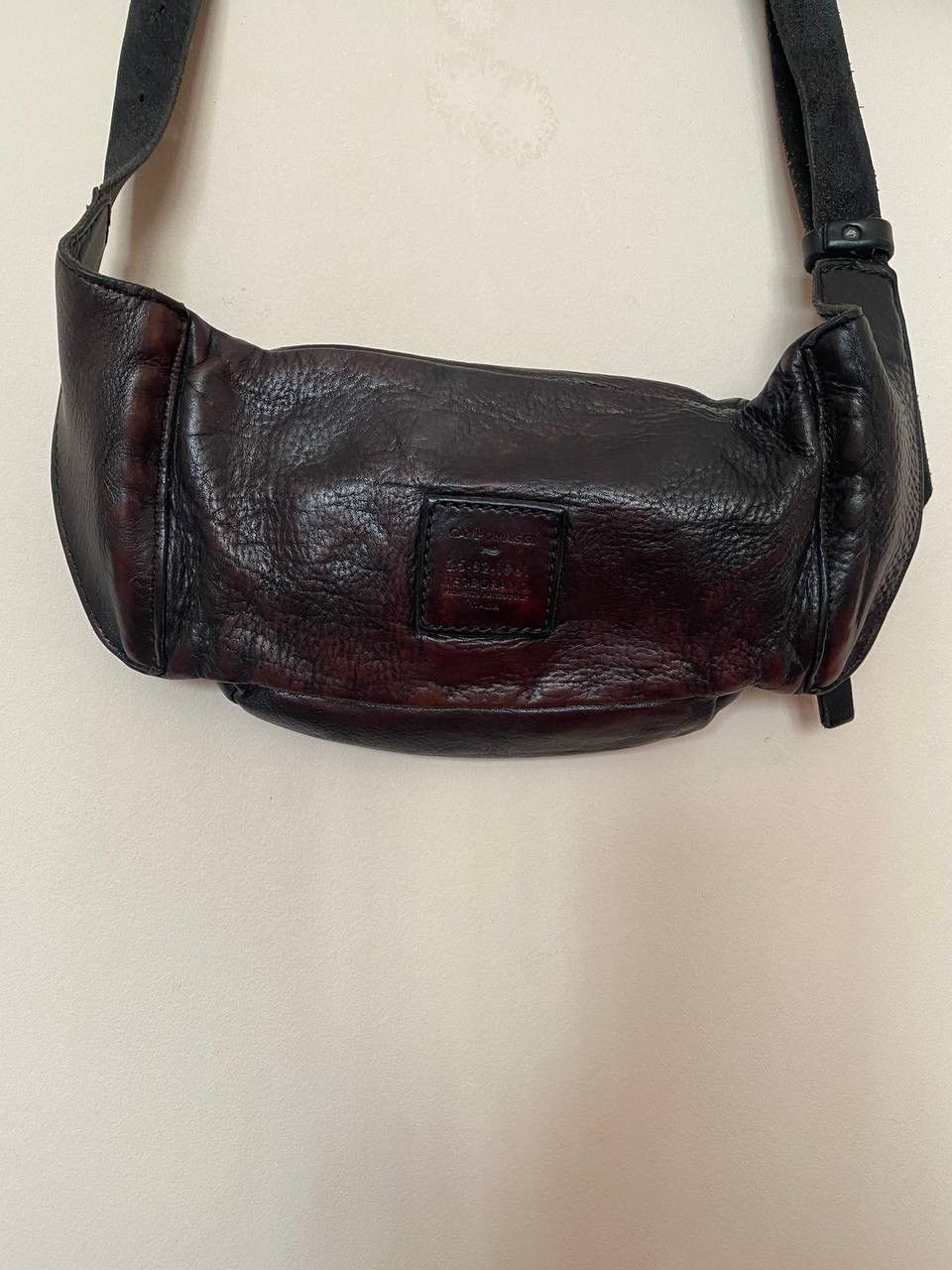 Vintage Campomaggi Sling Crossbody Bag Distressed Leather Easy Size ONE SIZE - 6 Thumbnail