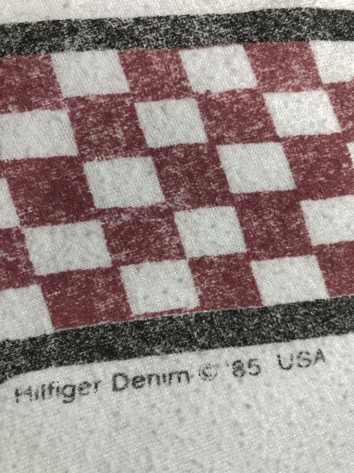 Designer × Tommy Hilfiger RARE VINTAGE 80s TOMMY HILFIGER SURFBOARD HIRE RINGER TEE Size US L / EU 52-54 / 3 - 6 Thumbnail