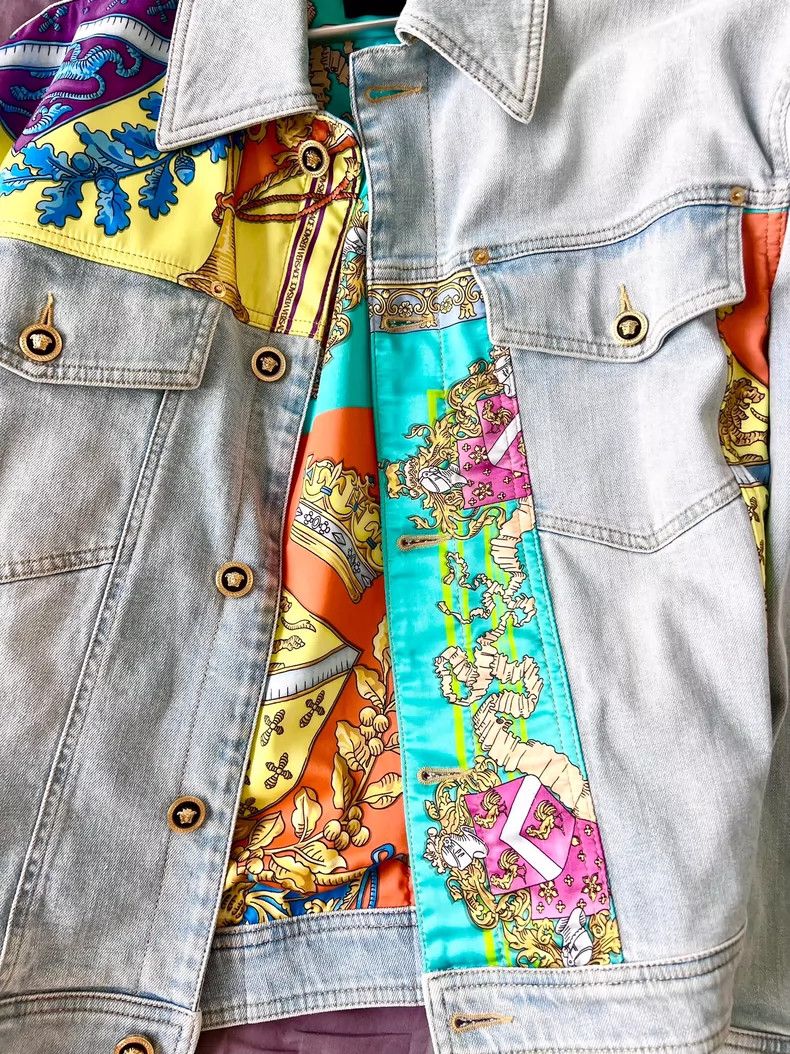 Other Versace Four-piece denim jacket Size US S / EU 44-46 / 1 - 3 Thumbnail