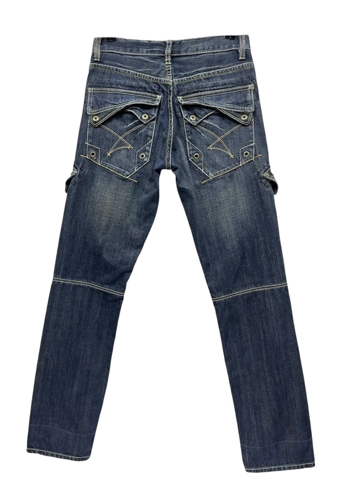 Japanese Brand RARE🔥IKKA Slant Front Pocket Bush Cargo Undercover Style Size US 29 - 6 Thumbnail